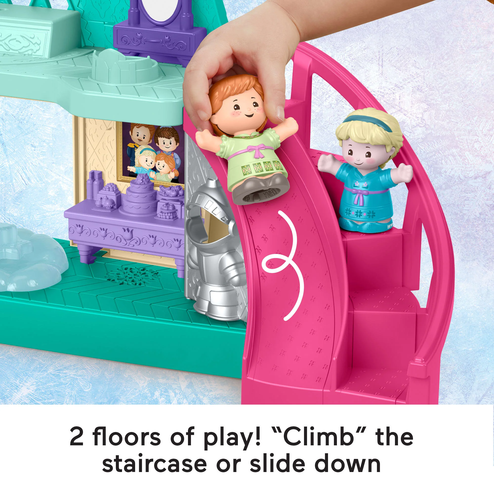 Disney Frozen Arendelle Castle Playset By Little People, Toddler Toys - Image 5