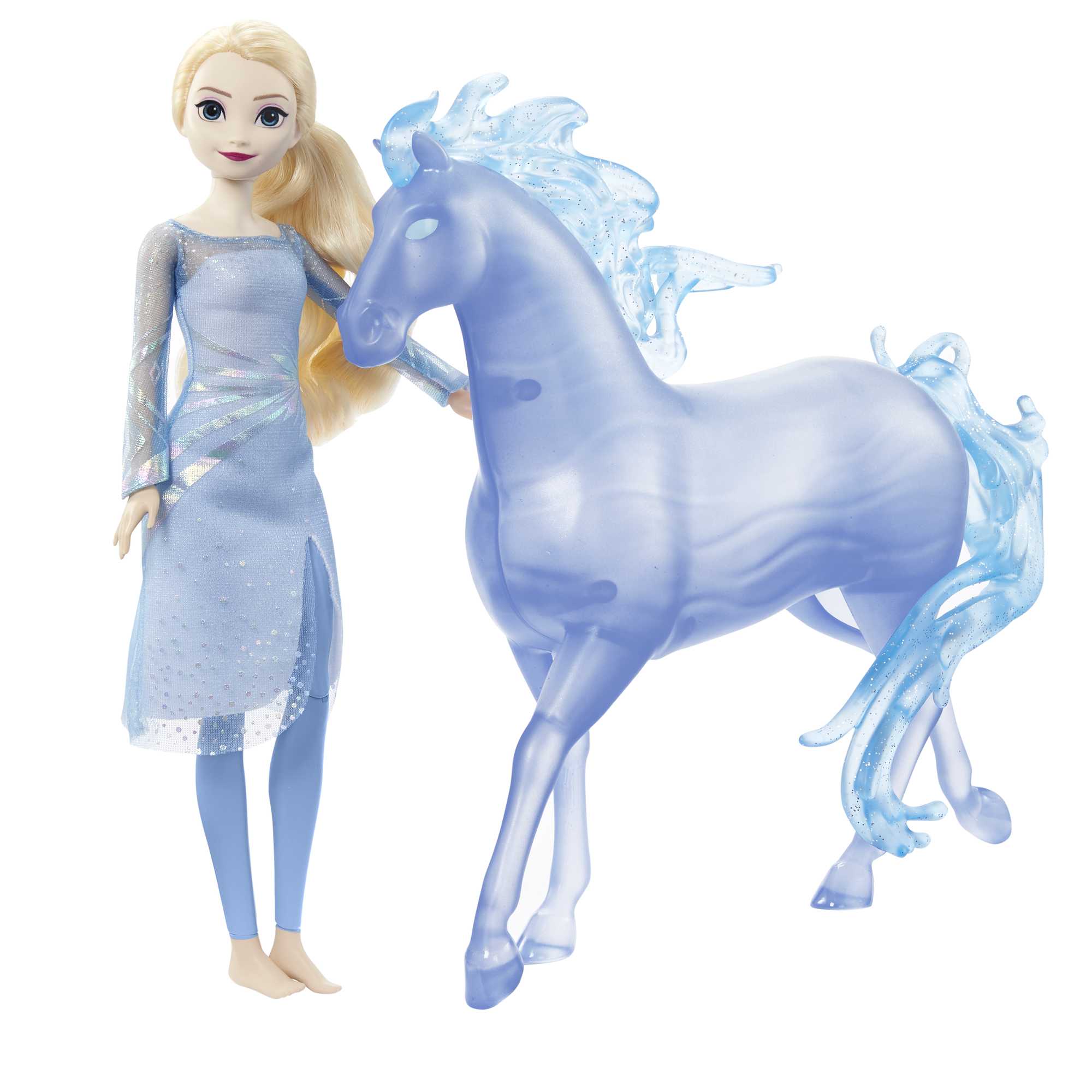 Disney Frozen Elsa Fashion Doll And Horse-Shaped Water Nokk Figure Inspired By Disney's Frozen 2 - Image 6