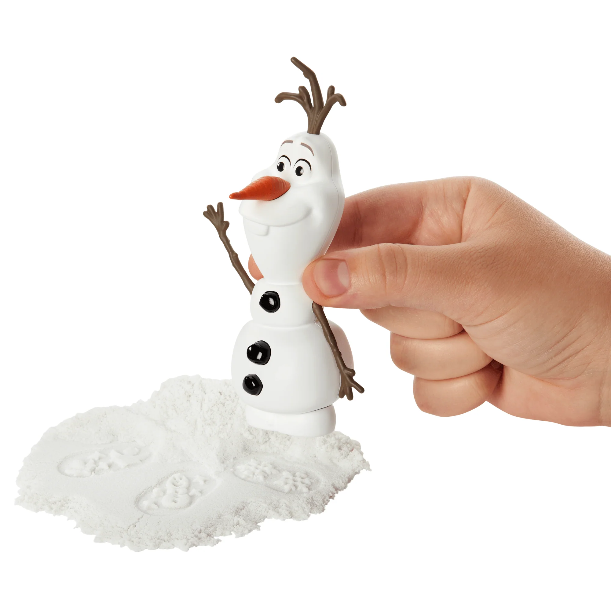 Disney Frozen Elsa & Olaf Adventures With Elsa Doll, Olaf Figure, Moldable Sand & 4 Stampers - Image 4