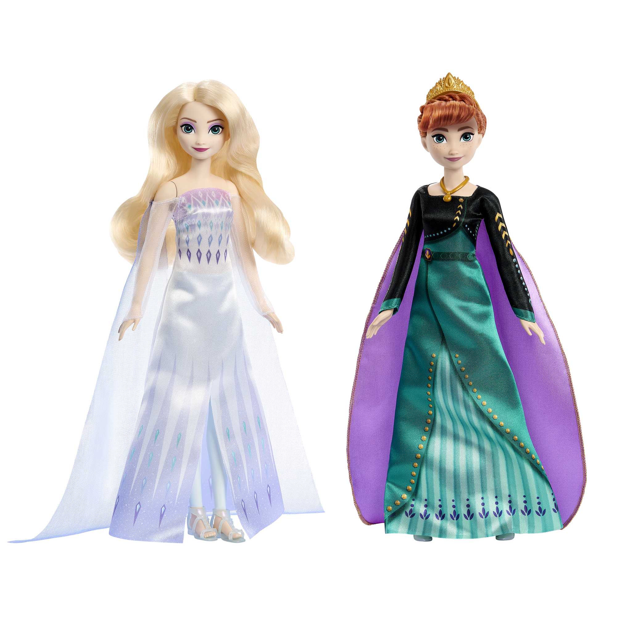 Disney Frozen Toys, Anna And Elsa Queen Fashion Dolls - Image 2