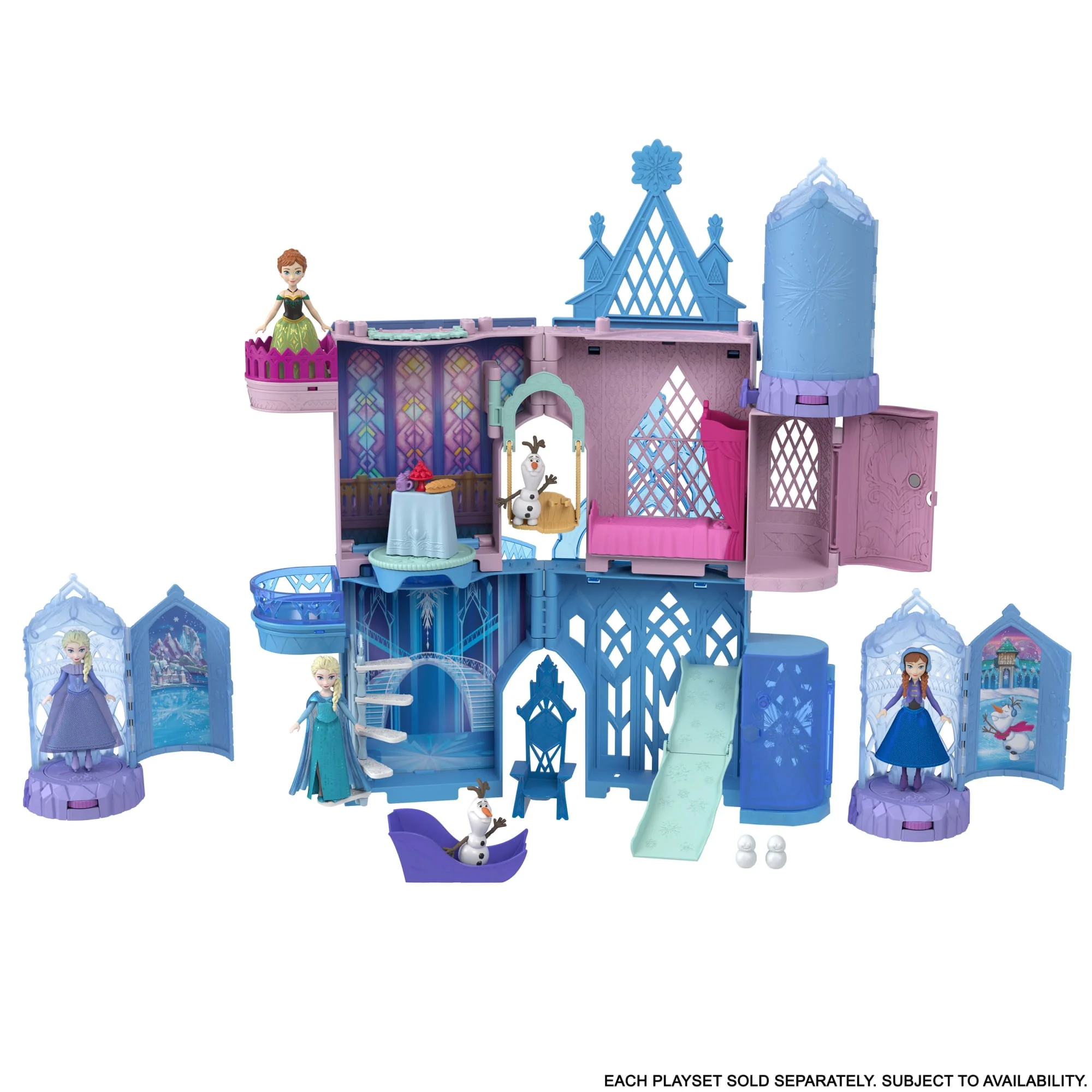Disney Frozen Ice Castle Spin Surprise Playsets With Small Doll Spinning Reveal - Image 5