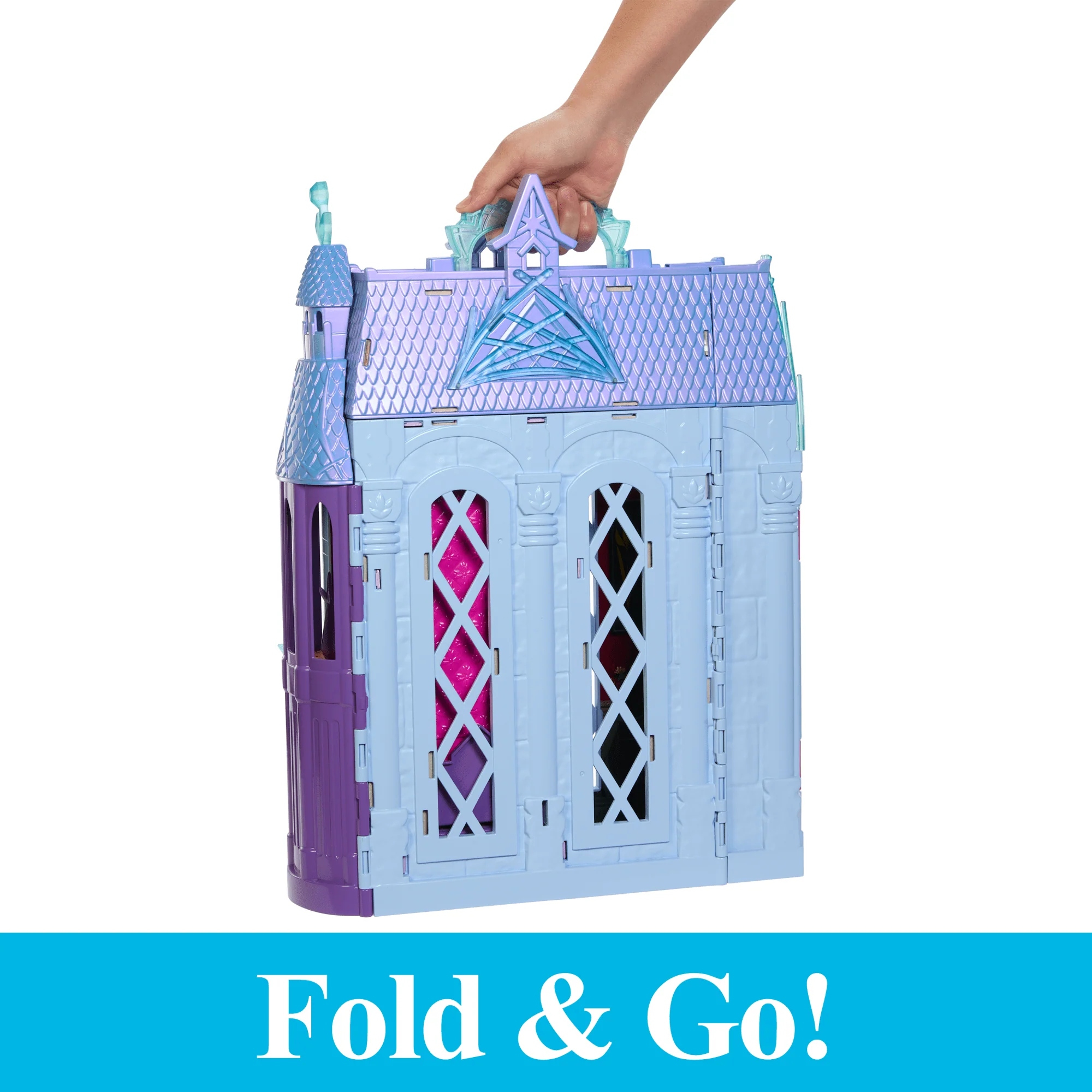Disney Frozen Ultimate Arendelle Adventure With Portable Castle Playset, 3 Dolls & 25+ Accessories - Image 3