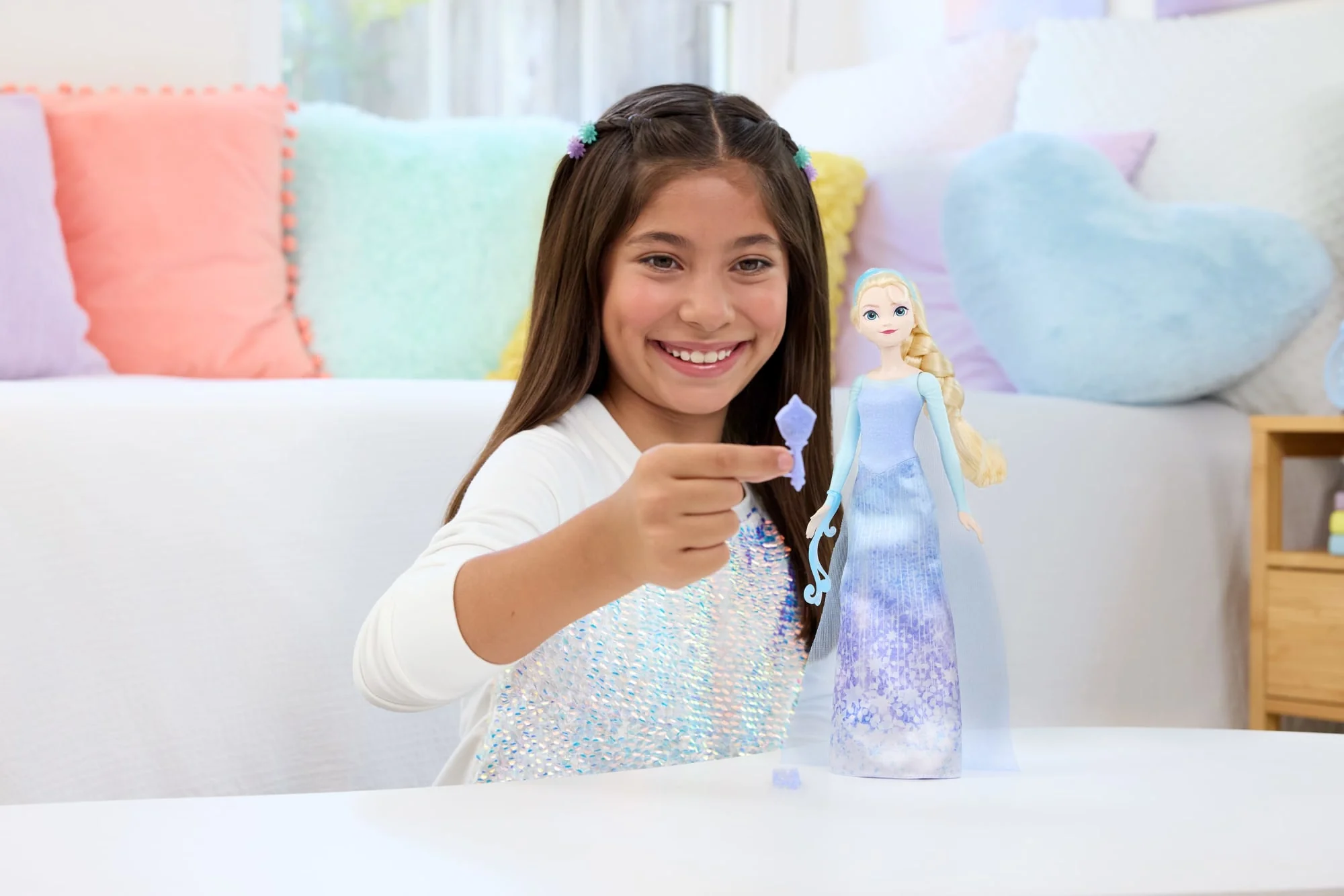 Disney  La Reine des Neiges  Spin & Reveal  Poupée Mode  Elsa - Image 2