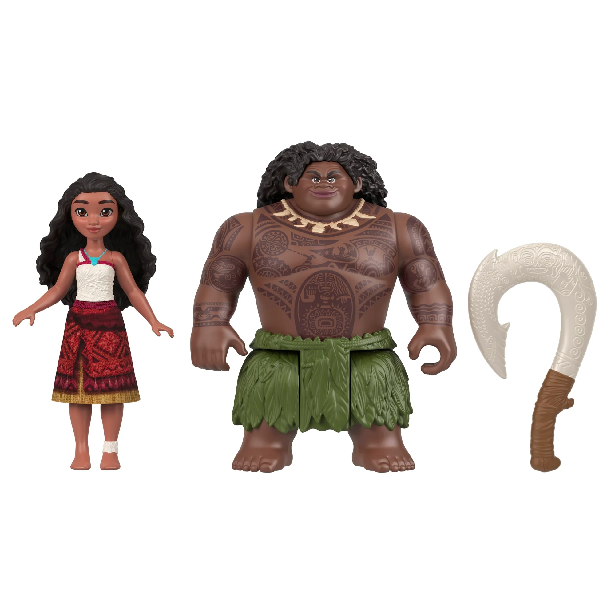 Disney Moana 2 Moana & Maui Ocean Adventures 2-Pack Small Dolls & Accessory Set - Image 2