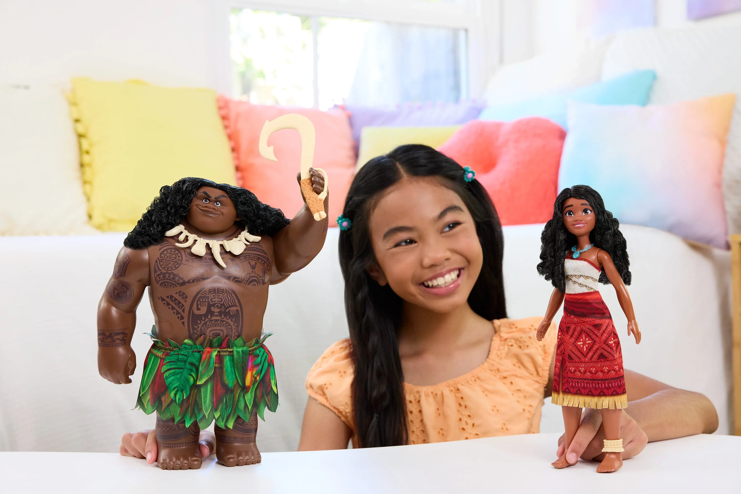 Disney Moana 2 Moana & Maui Voyager Set With 2 Fashion Dolls & 4 Accessories, Inspired By The Movie - Image 2