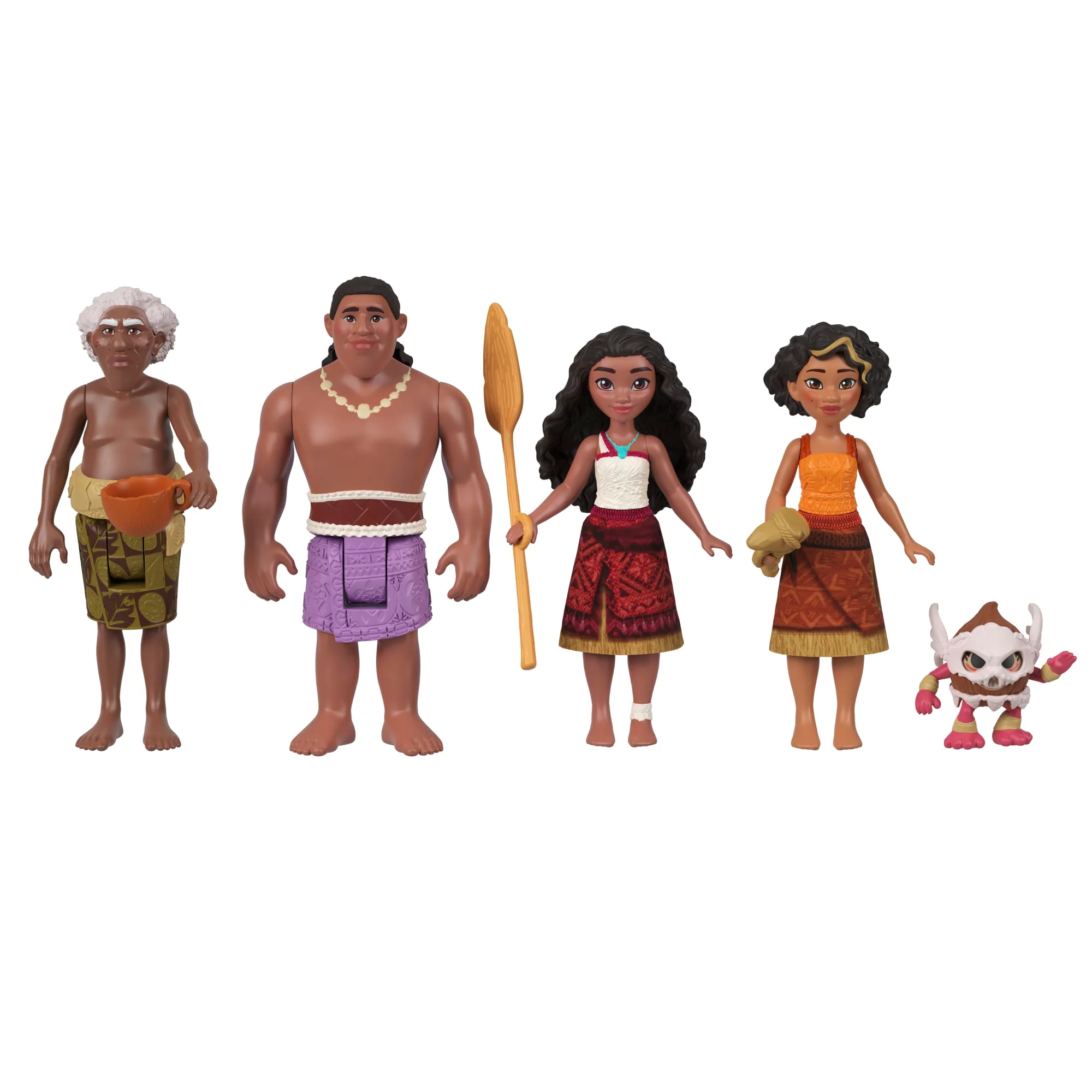 Disney Moana 2 Moana's Canoe Crew Playset With 5 Small Dolls & 3 Accessories, inspired By The Movie - Image 6