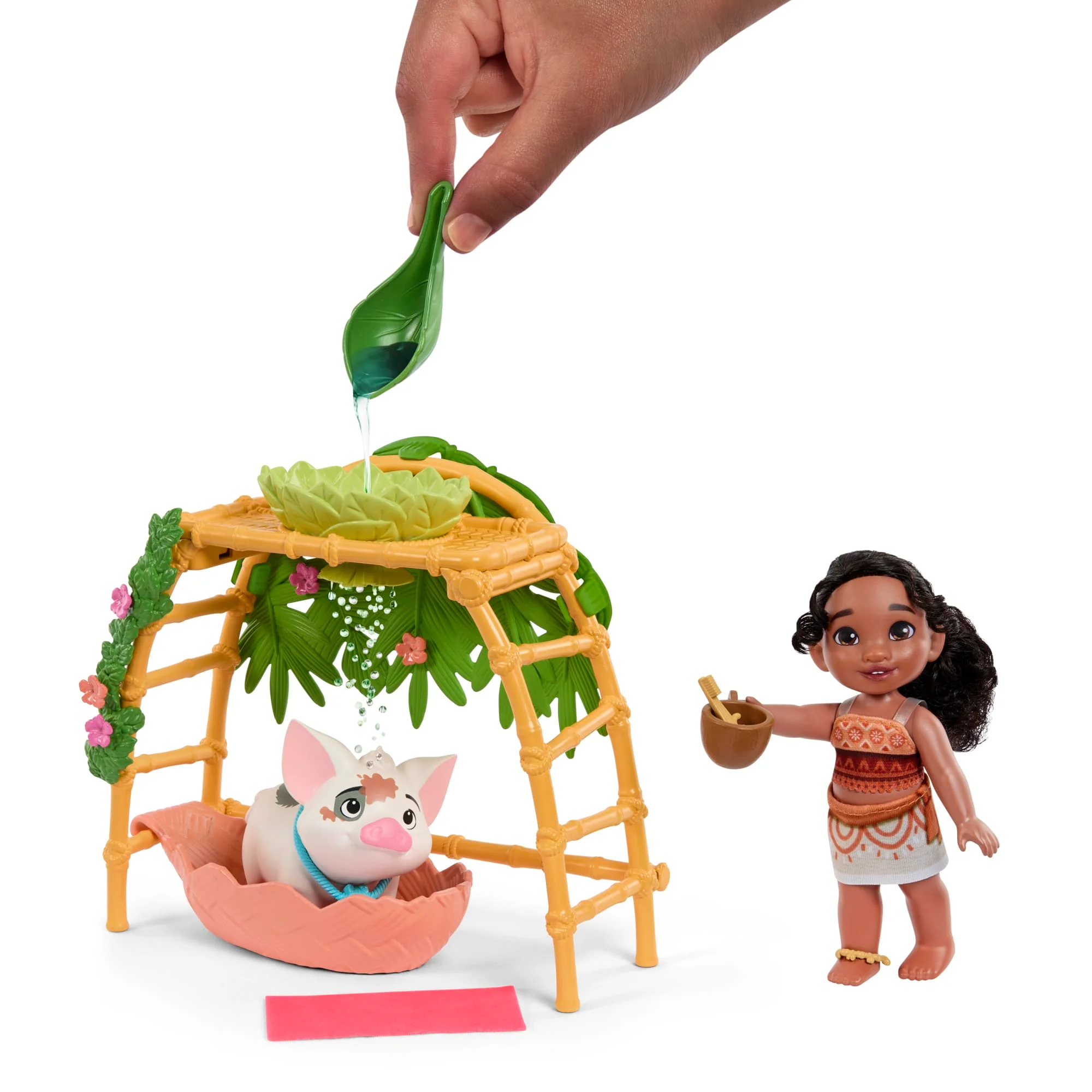 Disney Moana 2 Simea & Pua Bathtime Fun Playset, Fashion Doll & 10+ Accessories, inspired By The Movie - Image 5