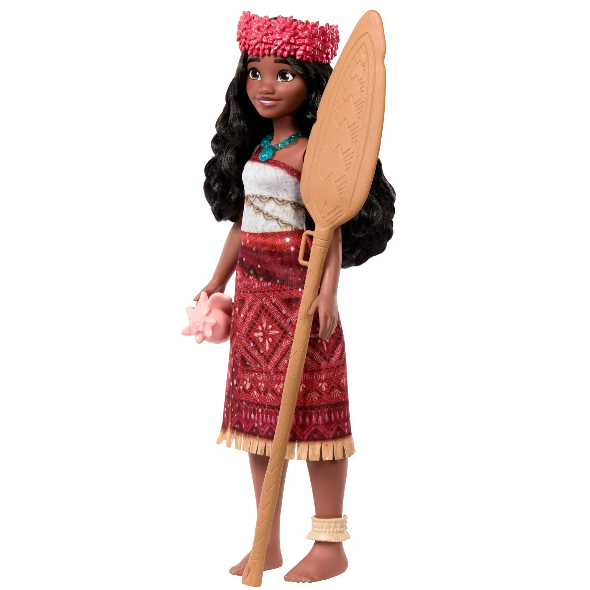Disney Moana 2 Singing Adventure Moana Doll & Accessories, Sings “We’re Back” in English - Image 6