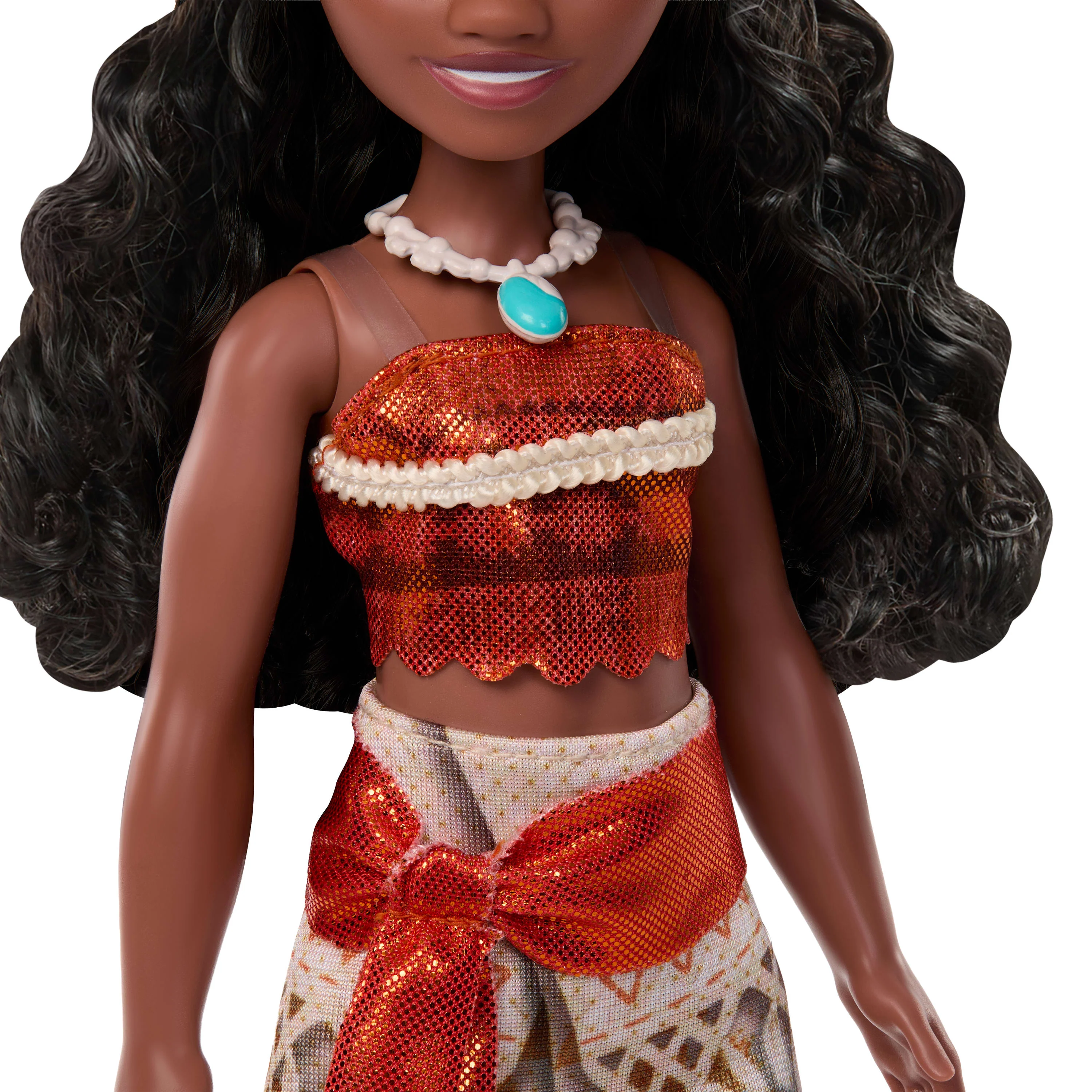 Disney Princess Enchanted Stories Moana Fashion Doll With Sparkling Outfit & Accessories, Posable - Image 3