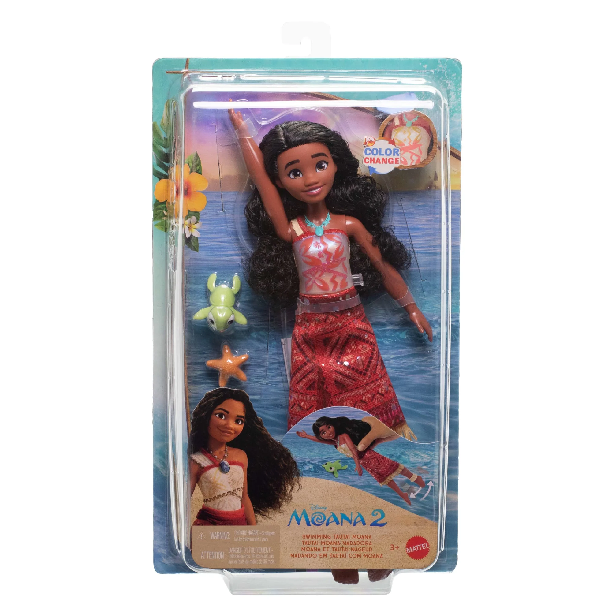 Disney Moana2 Poupée Moana Tautai Nageuse - Image 6