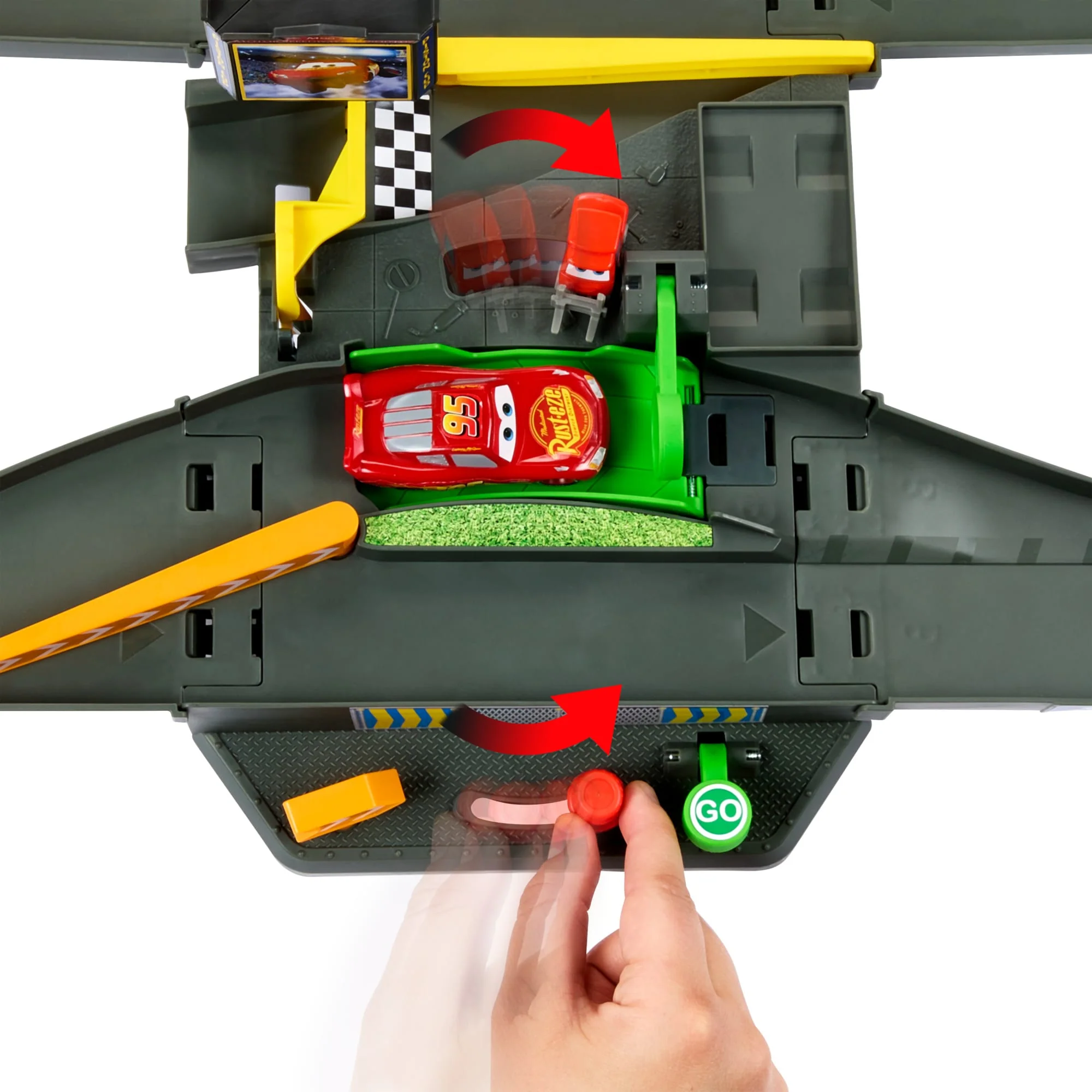 Disney · Pixar Cars-Circuit Course Piston Cup-Avec Voiture 1/55 - Image 4