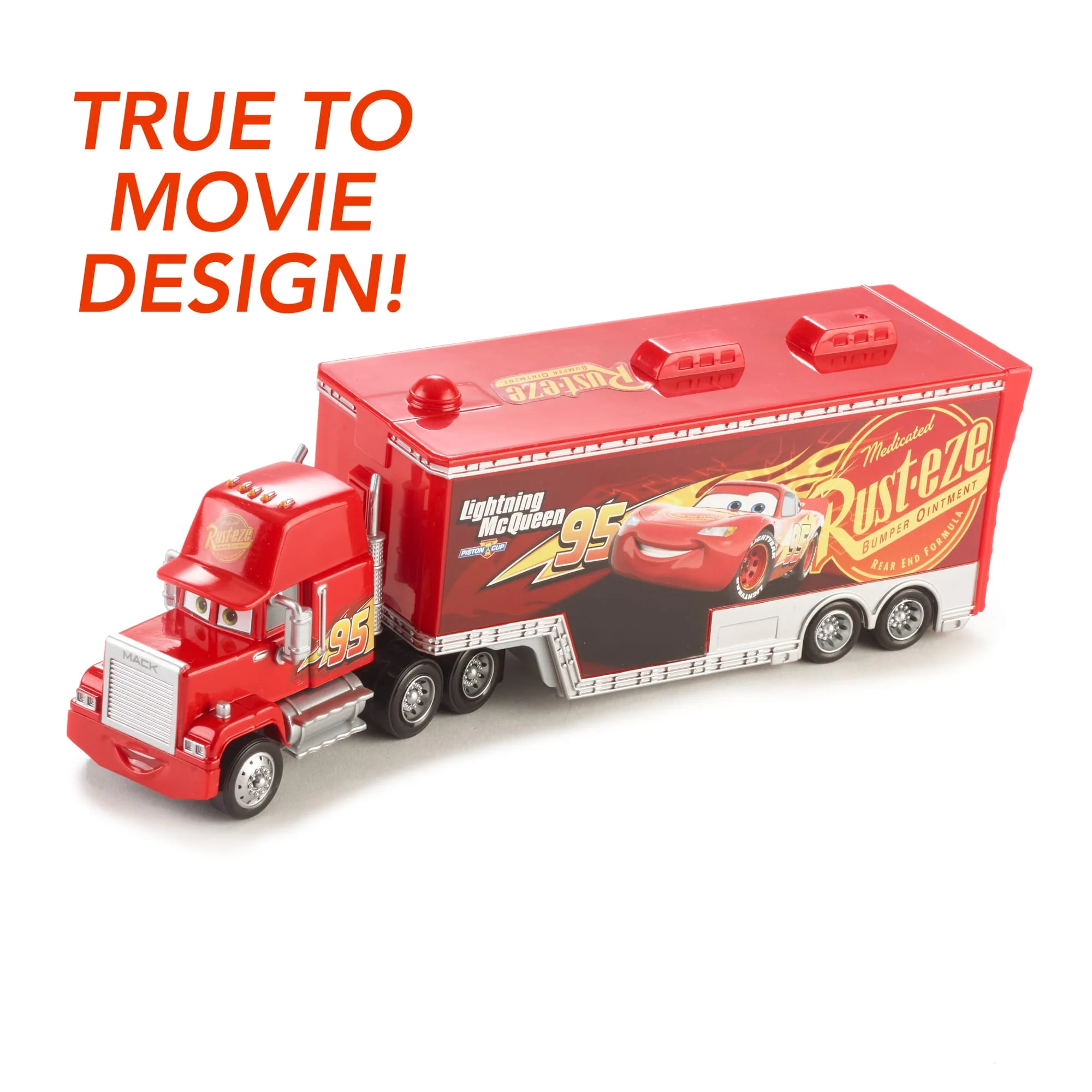 Disney And Pixar Cars Hauler Collection, Truck With Extendable Ramp - Image 3