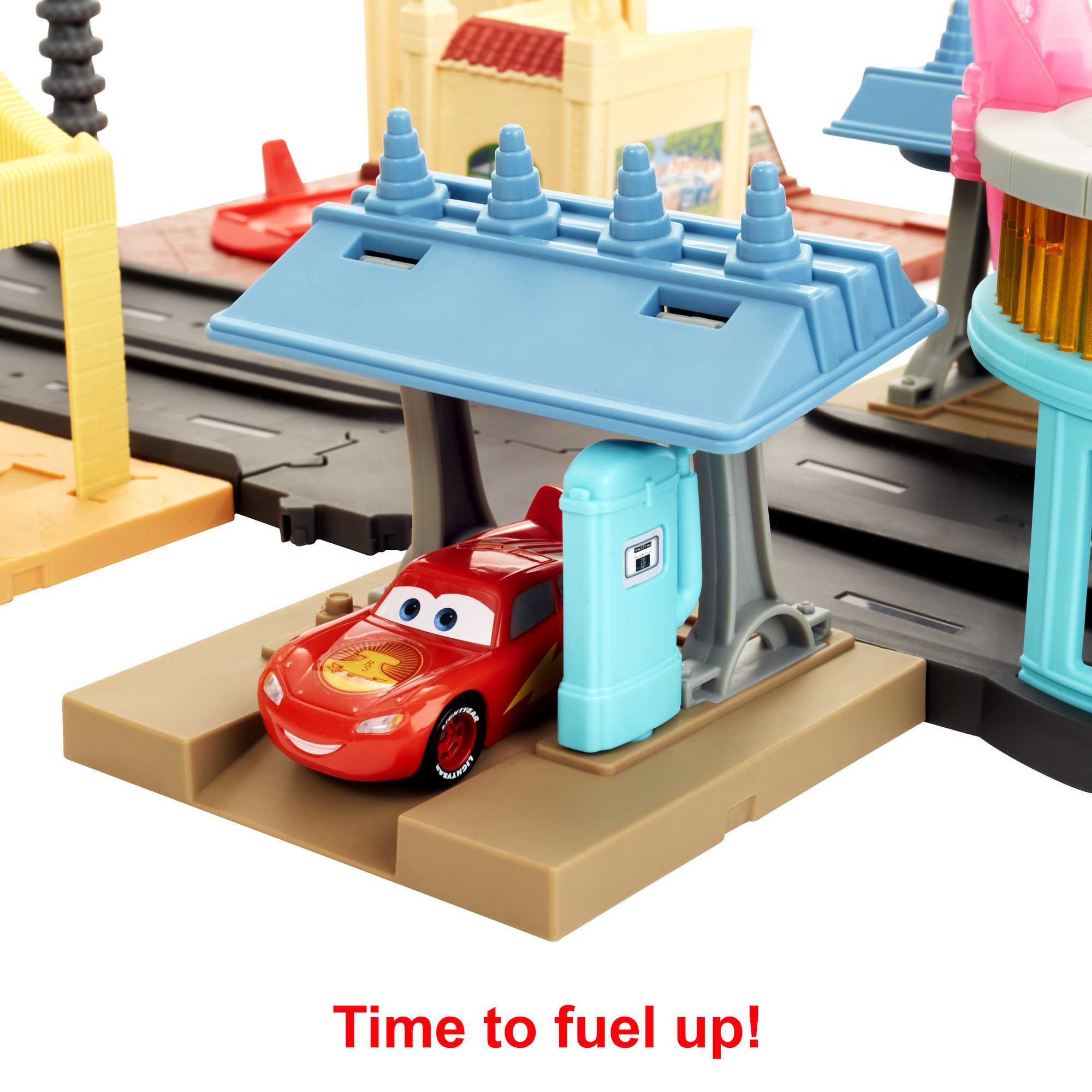 Disney And Pixar Cars On the Road Radiator Springs Tour Playset, 2 Toy Cars - Image 3