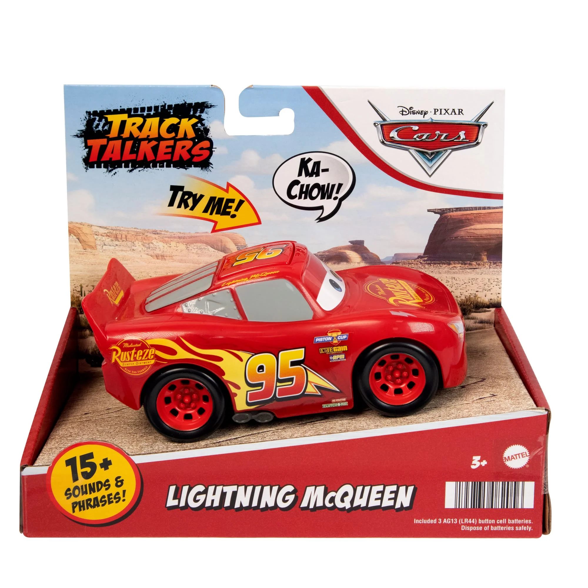 Disney And Pixar Cars Track Talkers Toy Vehicles, Lightning Mcqueen Talking Car, 5.5-Inch Character Collectible - Image 6