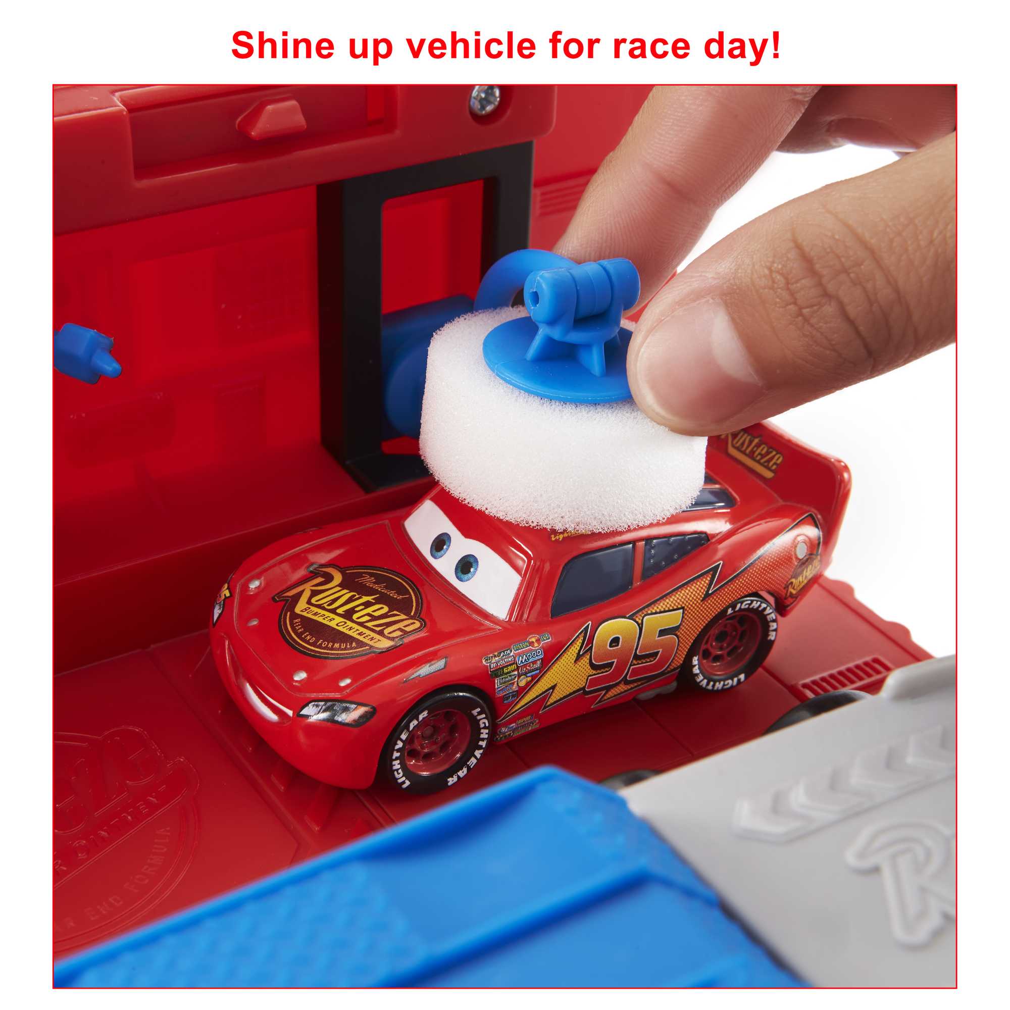 Disney And Pixar Cars Transforming Mack Playset, 2-In-1 Toy Truck & Tune-Up Station With Launcher, Lift & More, Movie-Inspired Graphics, Gift For Kids Ages 4 Years Old & Up - Image 2