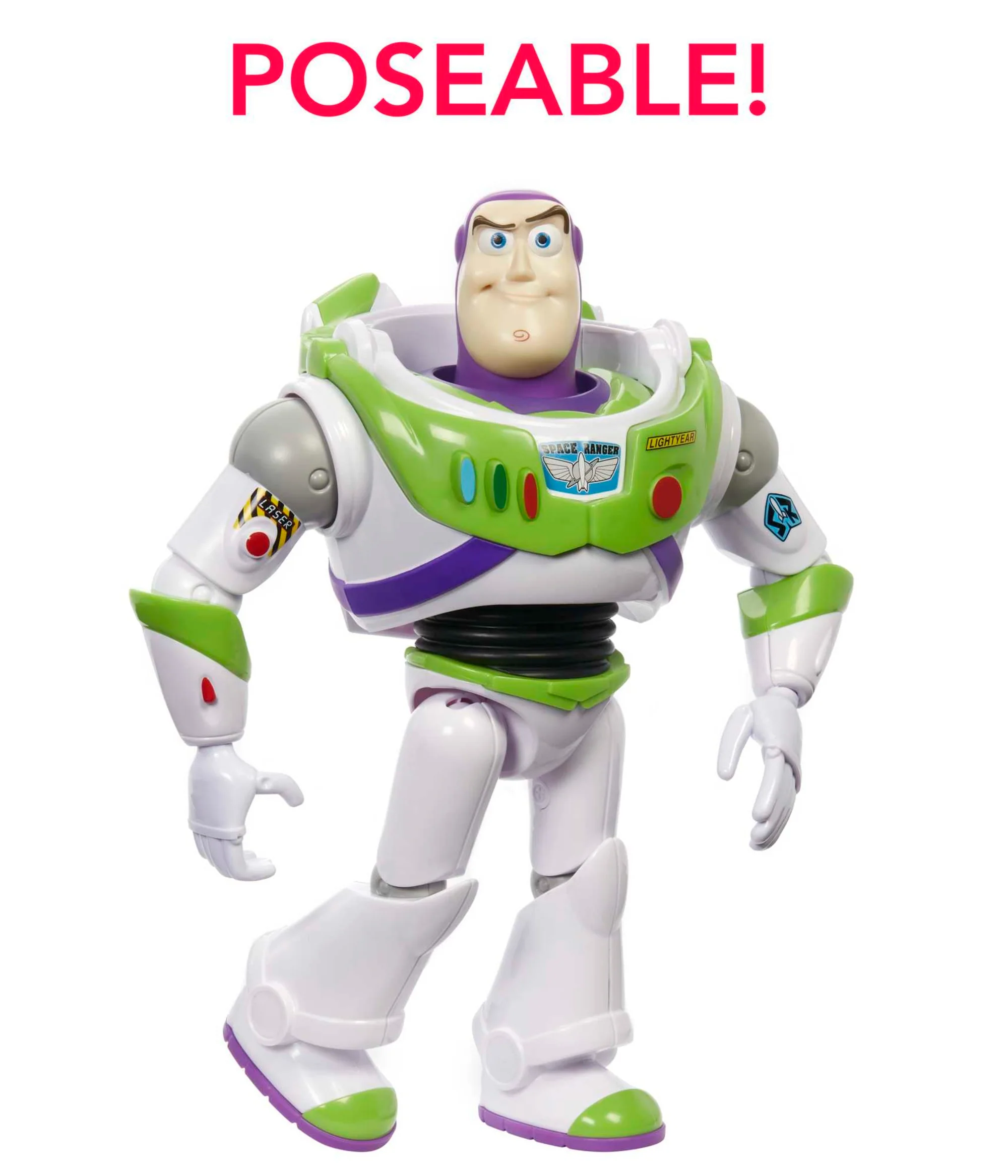 Disney Pixar Toy Story Large Buzz Lightyear Action Figure, Collectible Toy in 12-inch Scale - Image 3