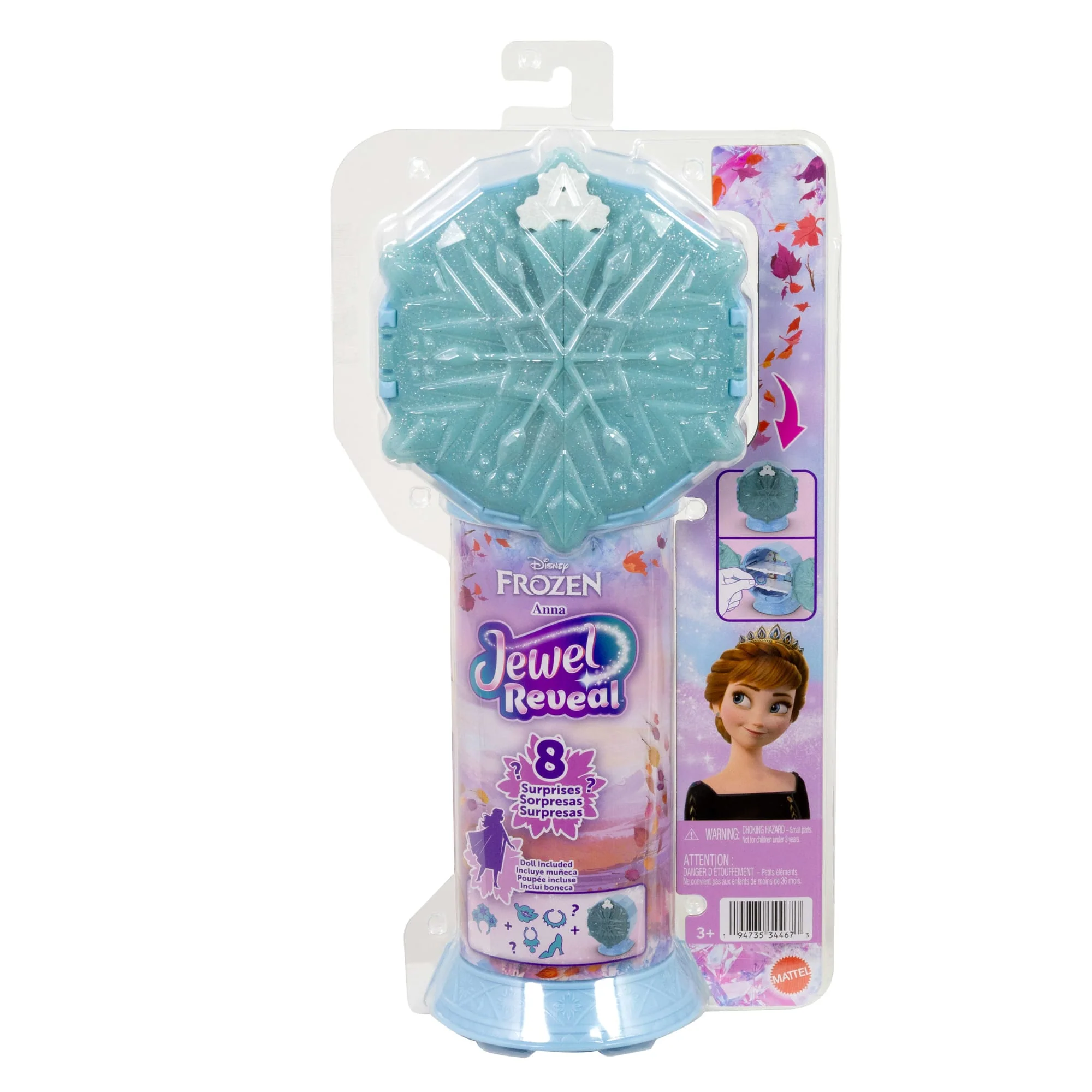 Disney Poupée Jewel Reveal Anna La Reine des Neiges - Image 6