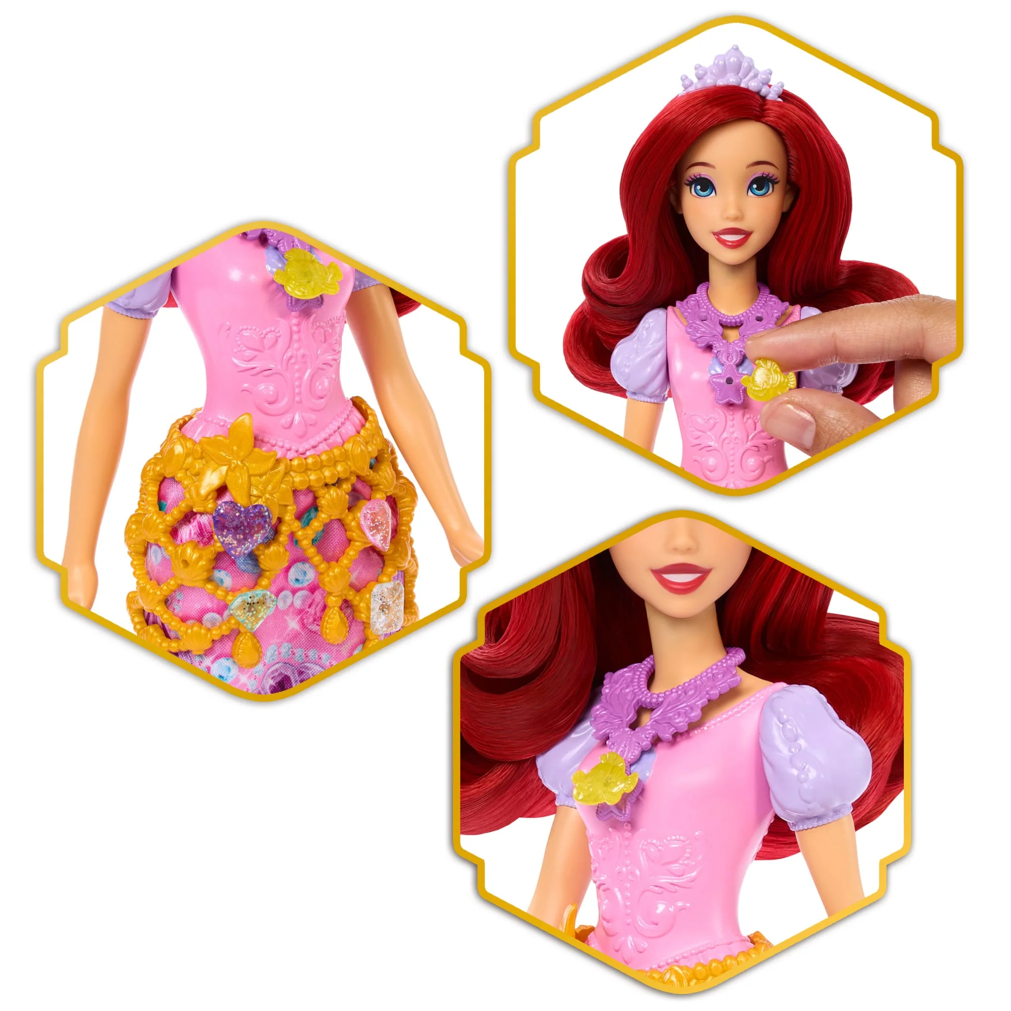 Disney Poupée Princesses Jewel Reveal Ariel - Image 3