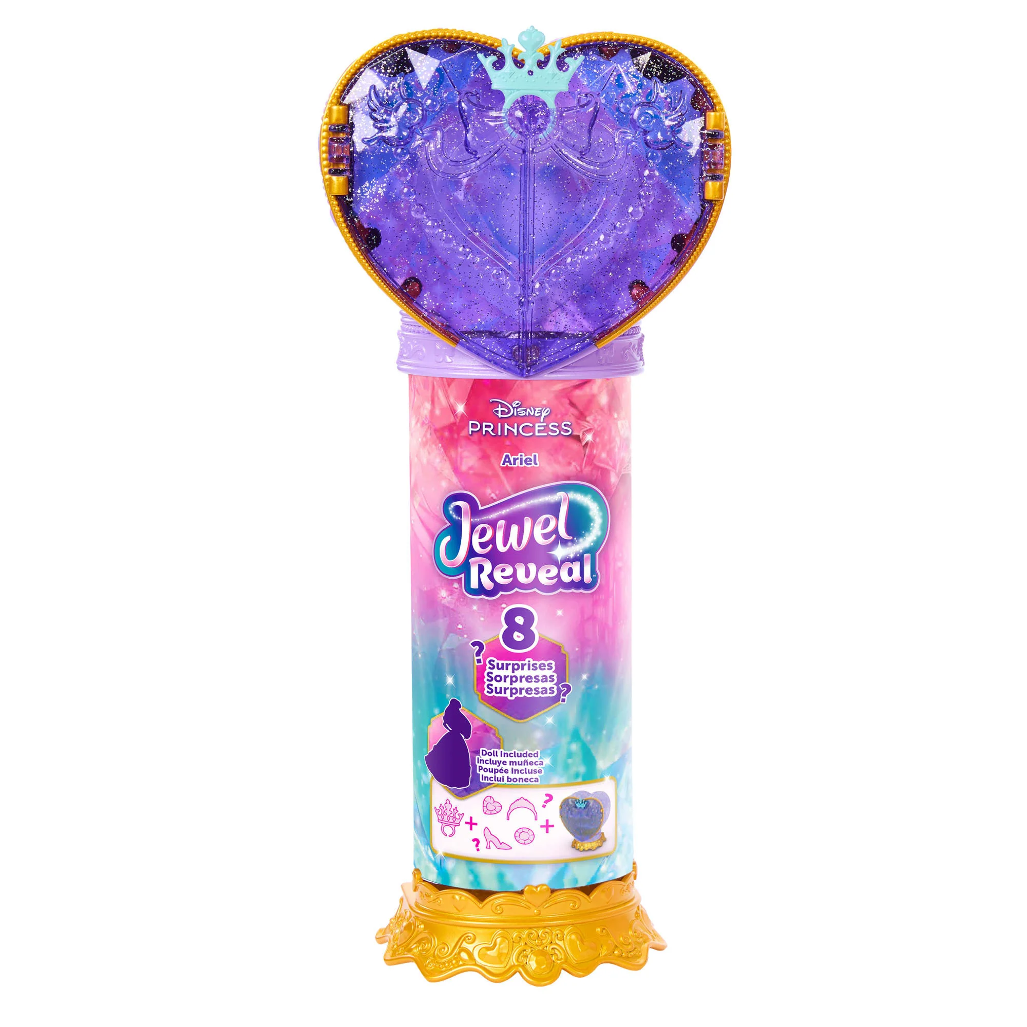 Disney Poupée Princesses Jewel Reveal Ariel - Image 6