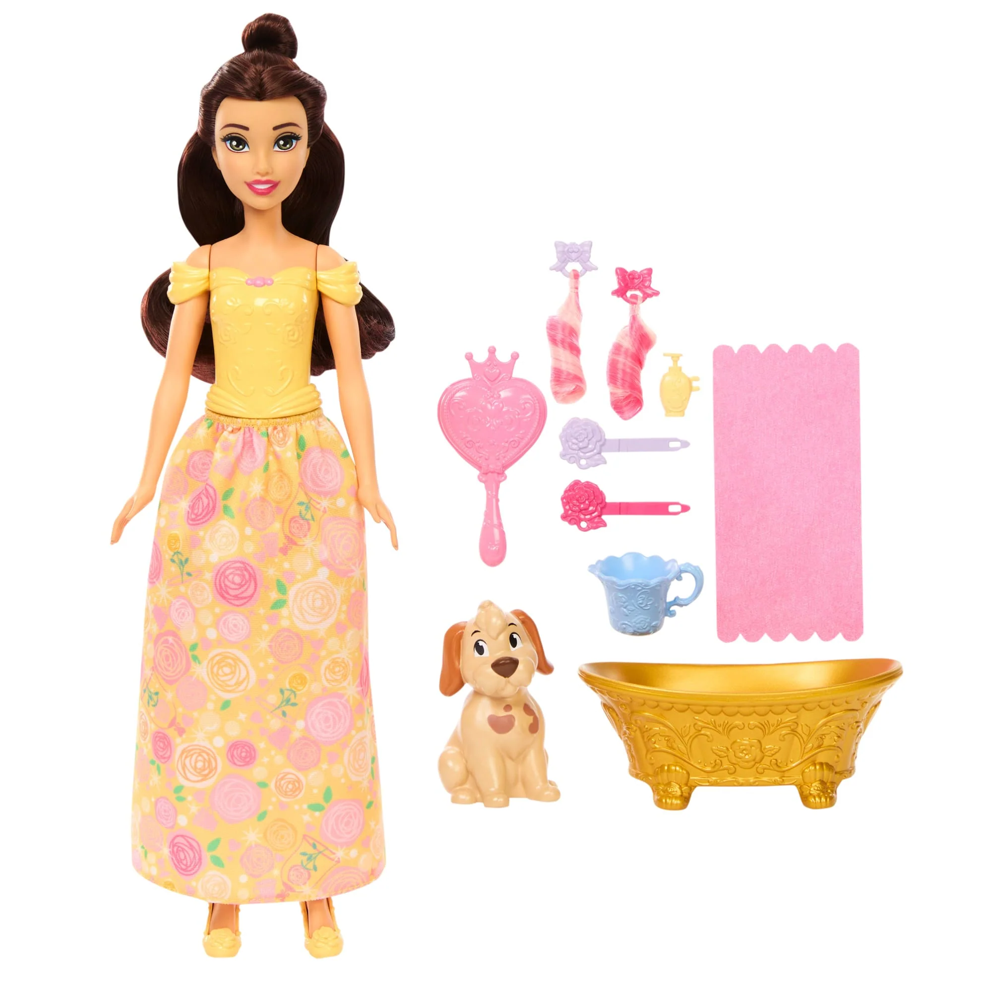 Disney Princesa Casa de Bonecas Hora do Banho com Bella - Image 5
