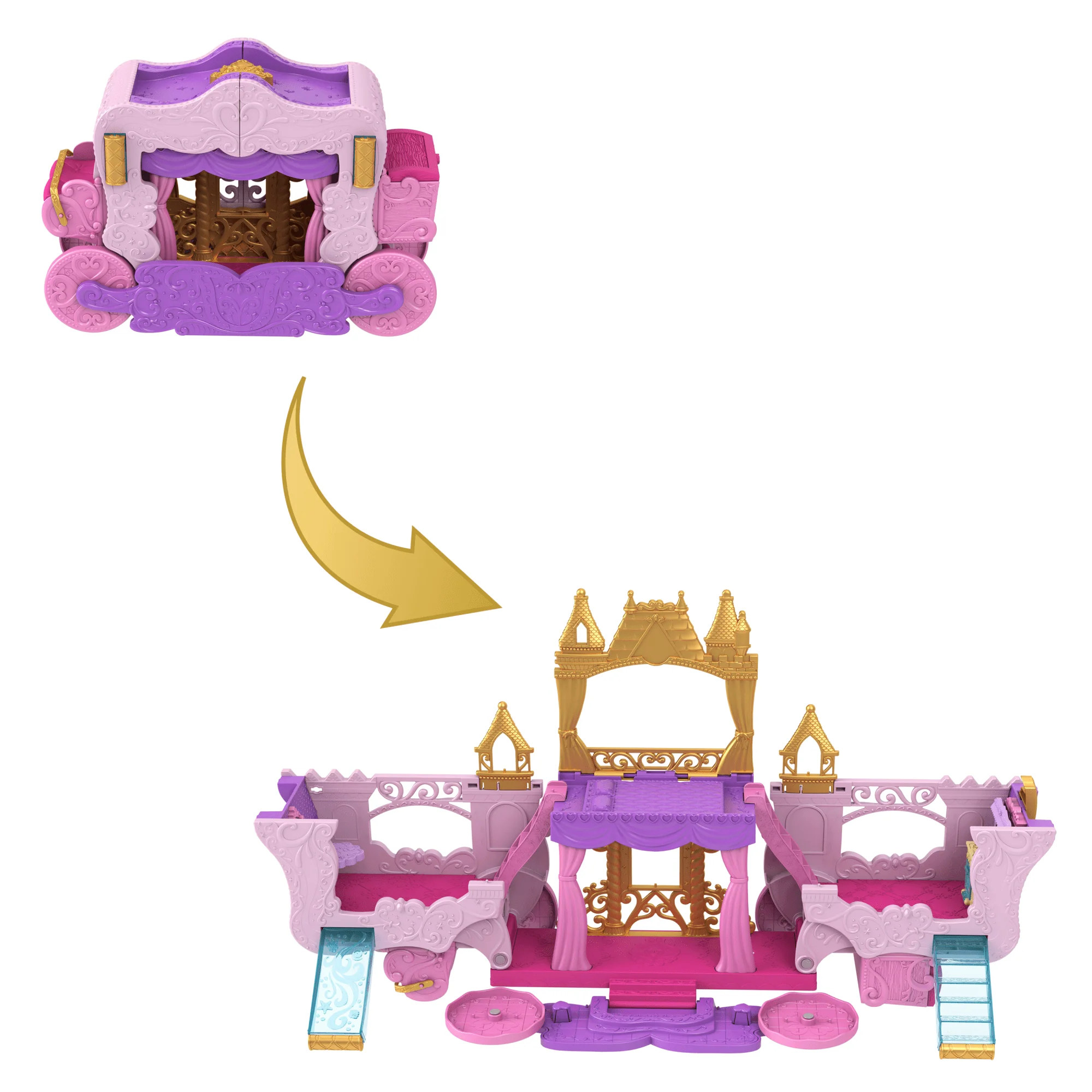Disney Princesa Set de Juego Carruaje Transformación Mágica - Image 3