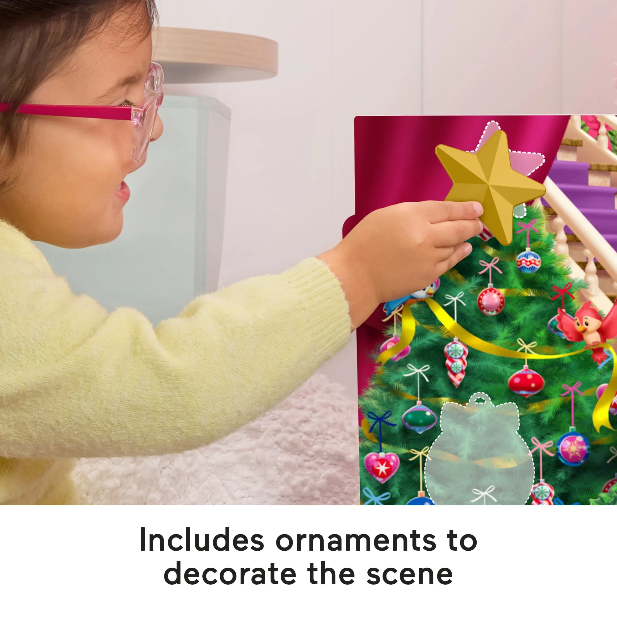 Fisher-Price Little People Disney Princess Advent Calendar For Toddlers & Kids, 24 Toys - Image 4
