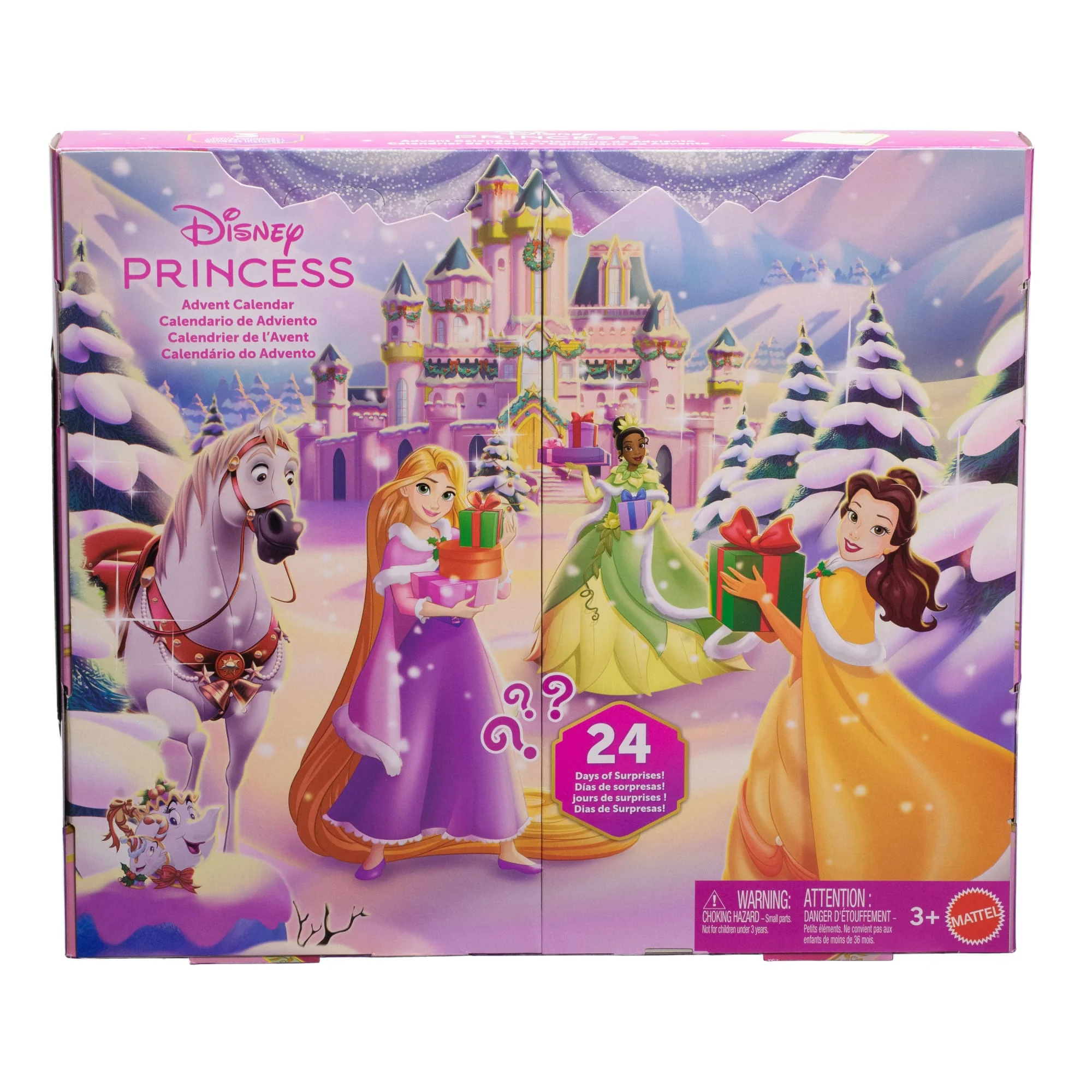 Disney Princess Advent Calendar With 24 Days Of Gifts, including 3 Small Dolls, 3 Friends & 22 Accy - Image 6