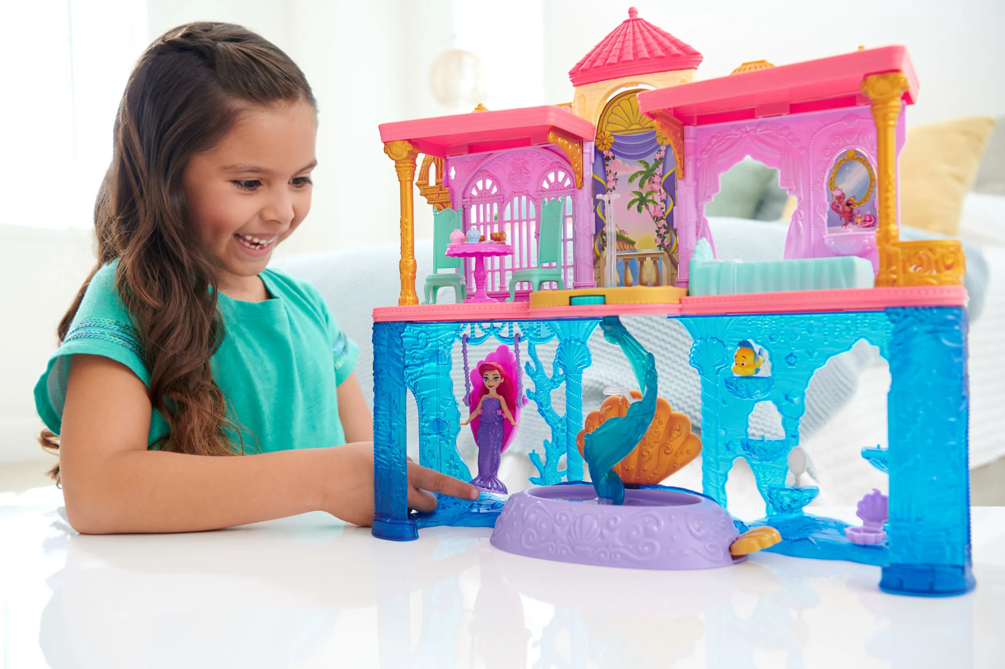 Disney Princess Toys, Ariel's Stacking Castle, Gifts For Kids - Image 2