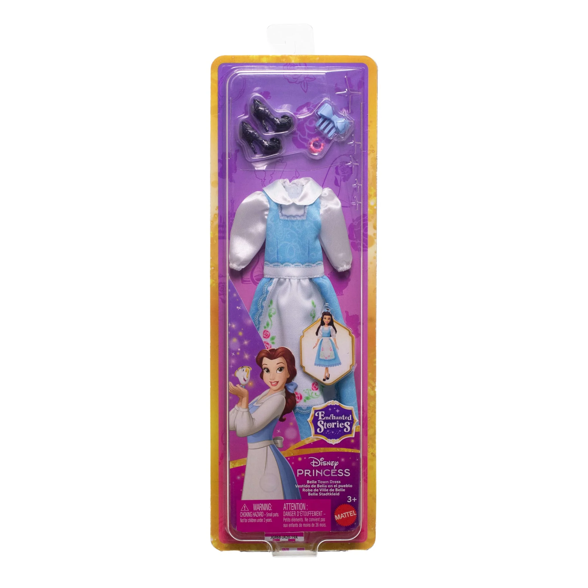 Disney Princess Enchanted Stories Belle Clothing, Town Fashion & Accessories, Inspired By Movie - Image 6