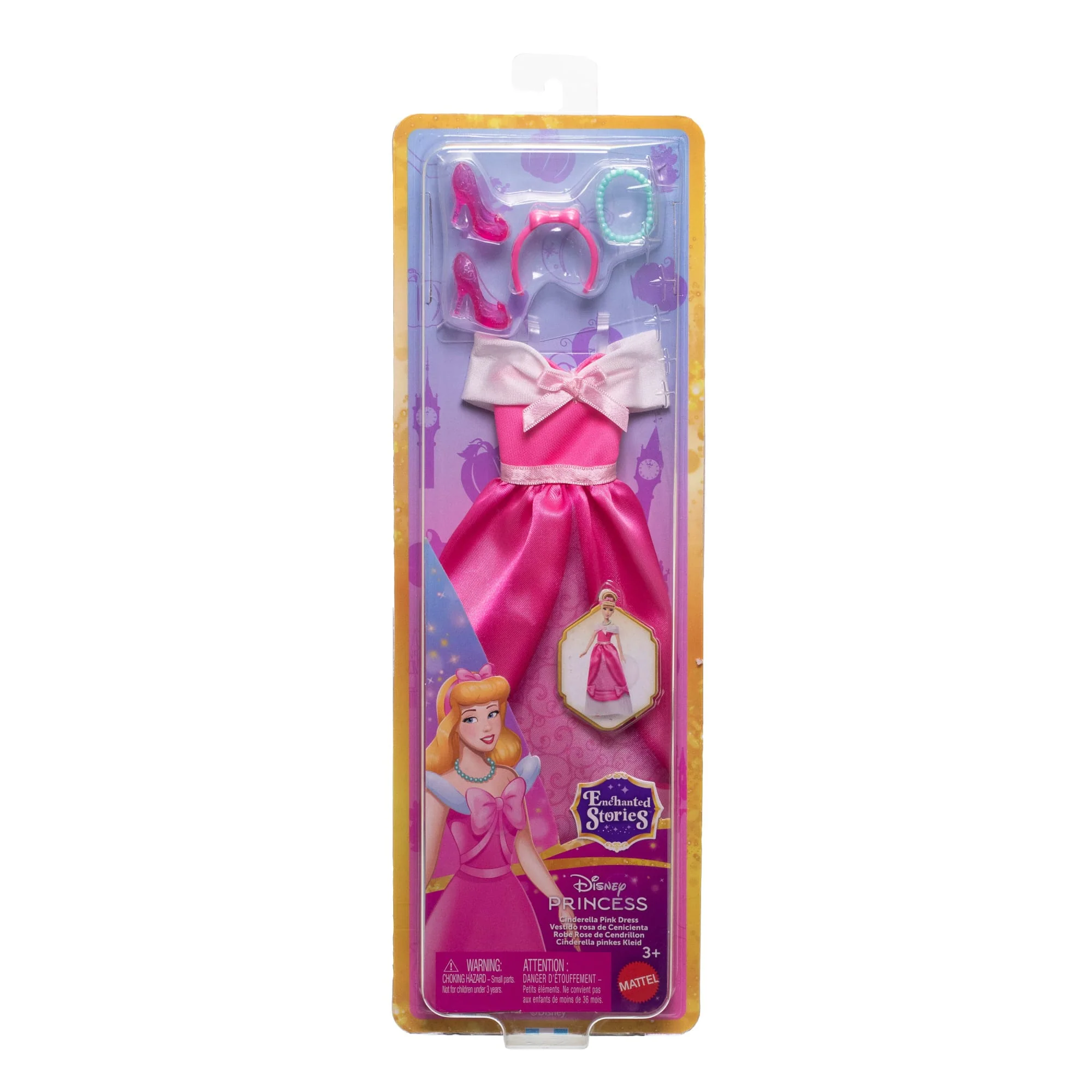 Disney Princess Enchanted Stories Cinderella Clothing, Pink Fashion & Accessories, Inspired By Movie - Image 6