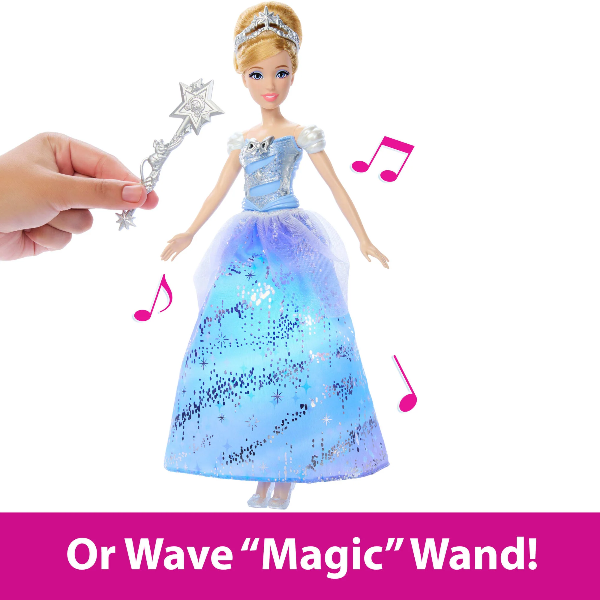 Disney Princess Enchanted Ballgown Cinderella Fashion Doll With Lights & Sounds, inspired By Movie - Image 5