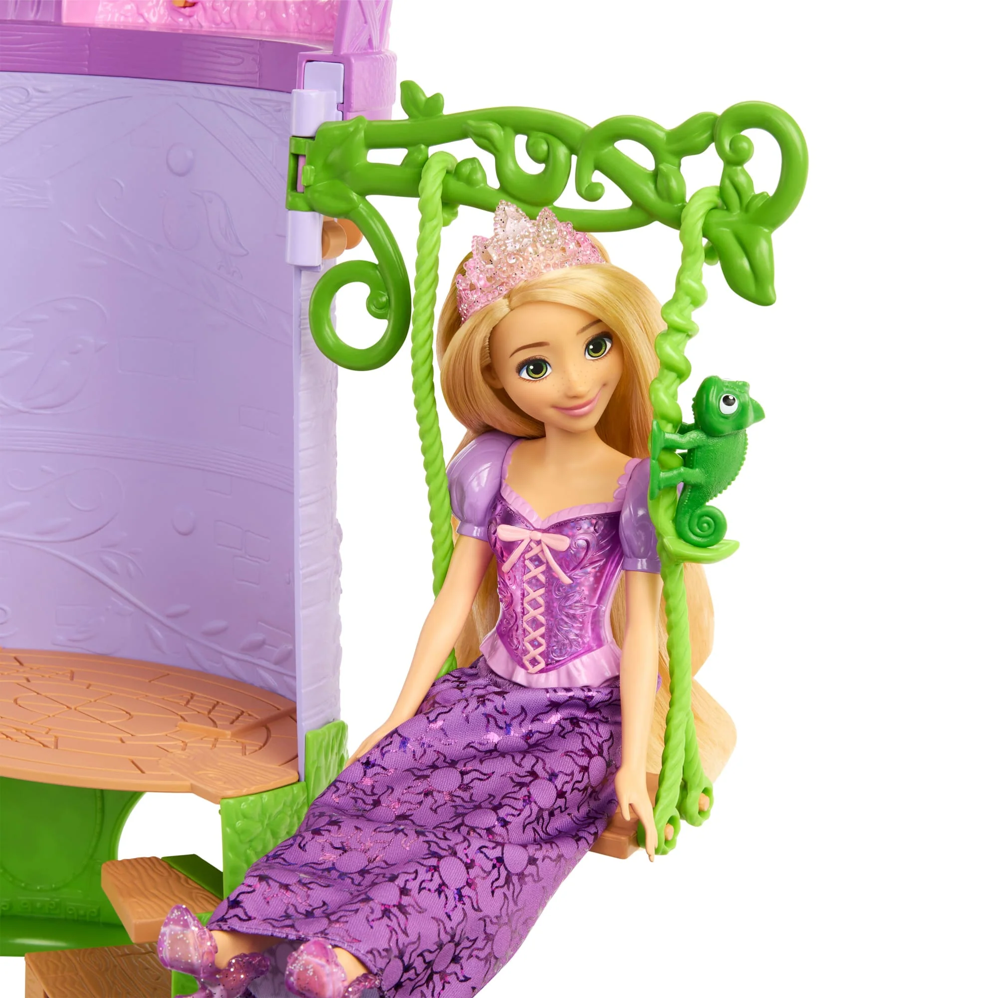 Disney Princess Enchanted Stories Rapunzel's Tower Playset With 6 Play Areas, Pascal Figure & 5 Accy - Image 3