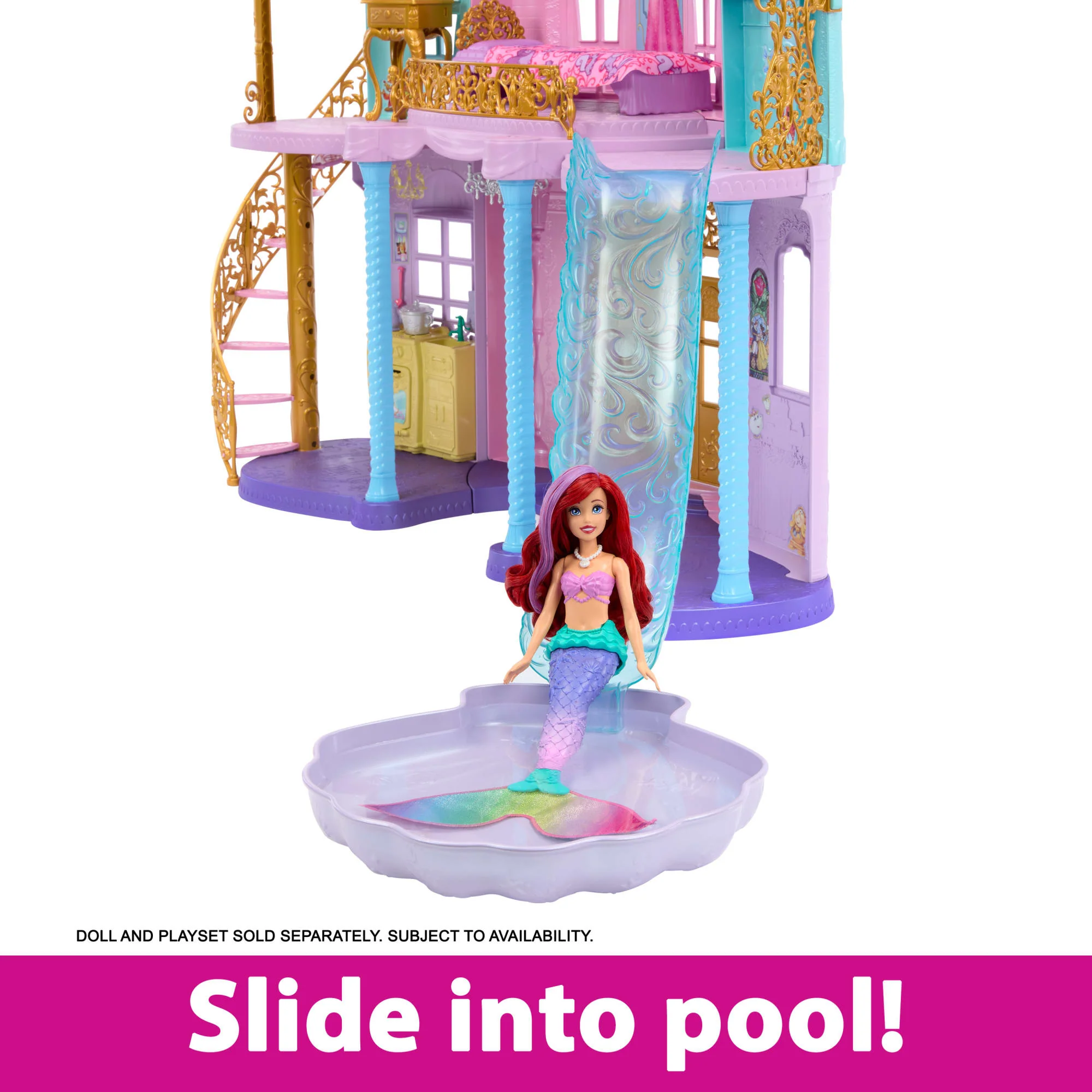 Disney Princess Toys, Magical Adventures Castle - Image 4