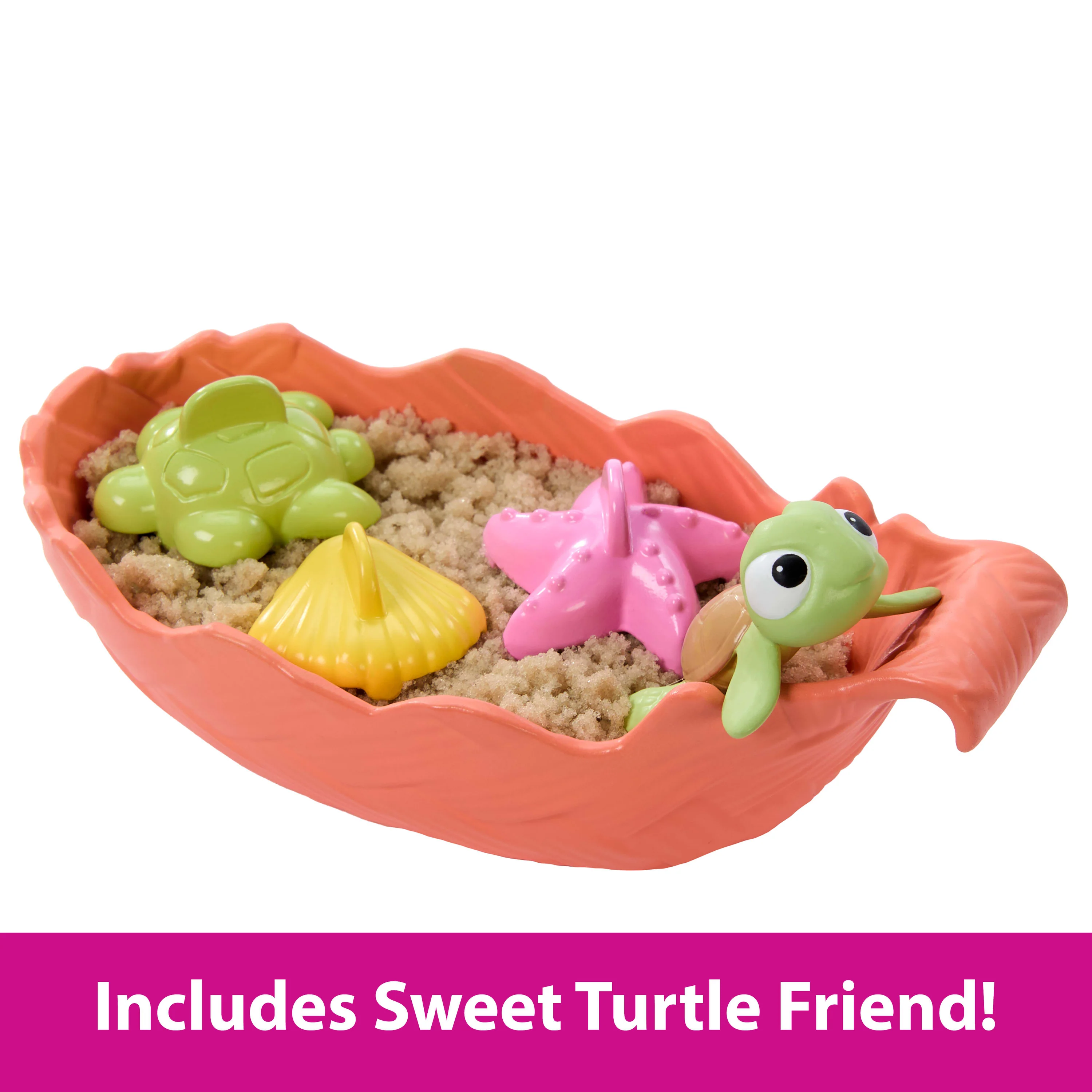 Disney Princess Ocean Friends Moana Doll With Moldable Sand, Animal Friend & 8 Accessories - Image 4