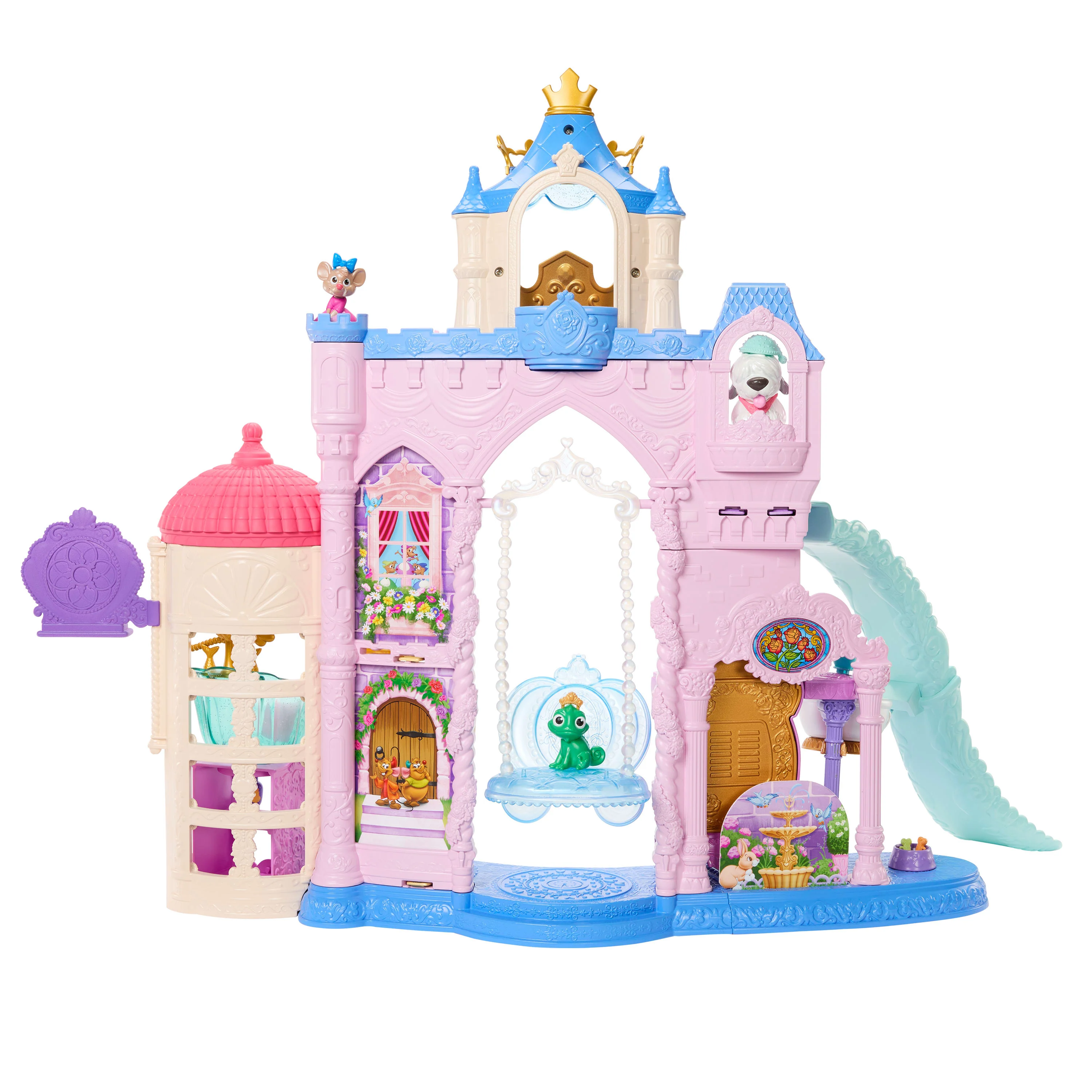 Disney Princess Pet Palace Playset With 7 Play Areas, 3 Animal Friends & 20+ Furniture & Accy - Image 4