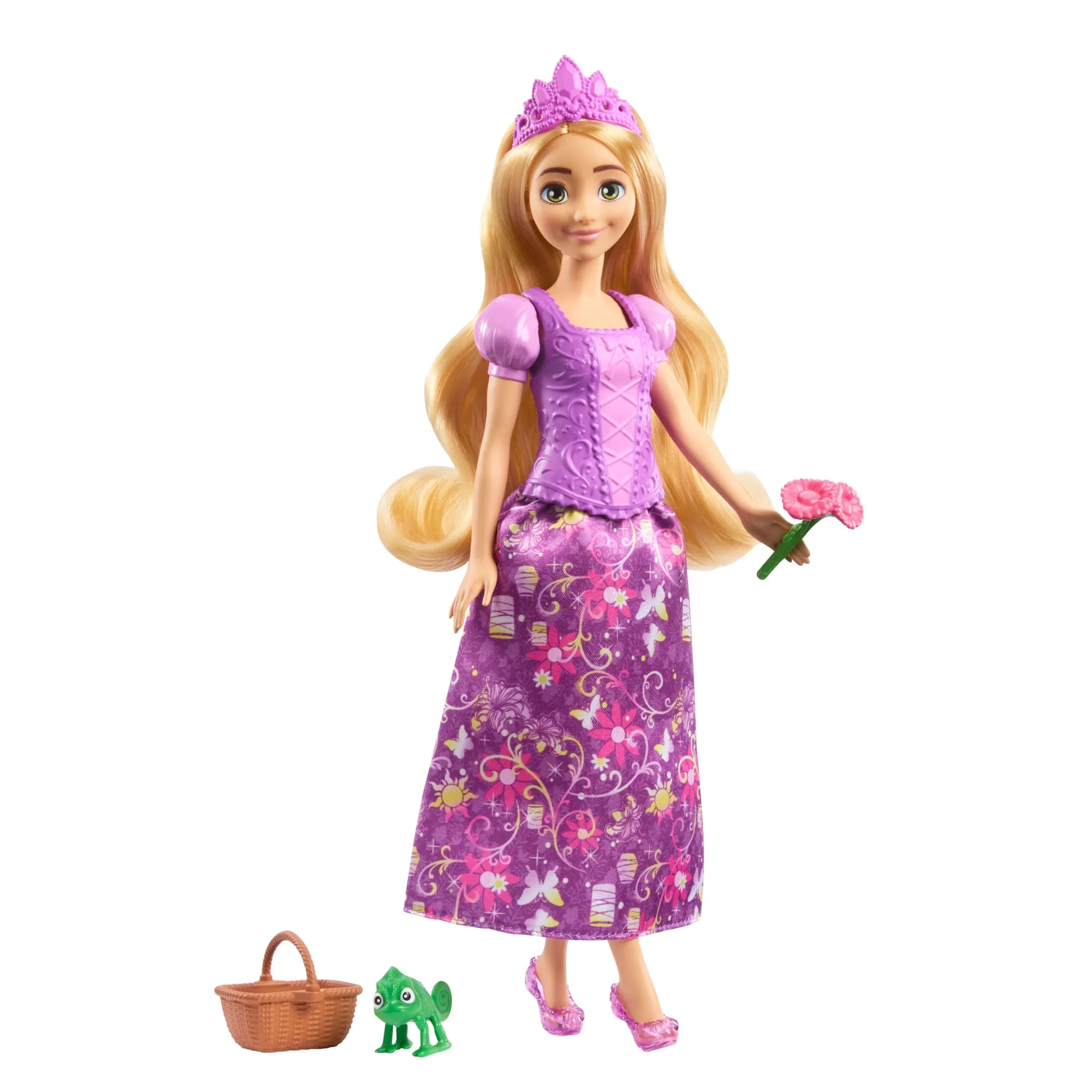 Disney Princess 2-In-1 Stories Rapunzel Fashion Doll With 2 Snap-On Bodices, 2 Skirts & 9 Accessories - Image 6