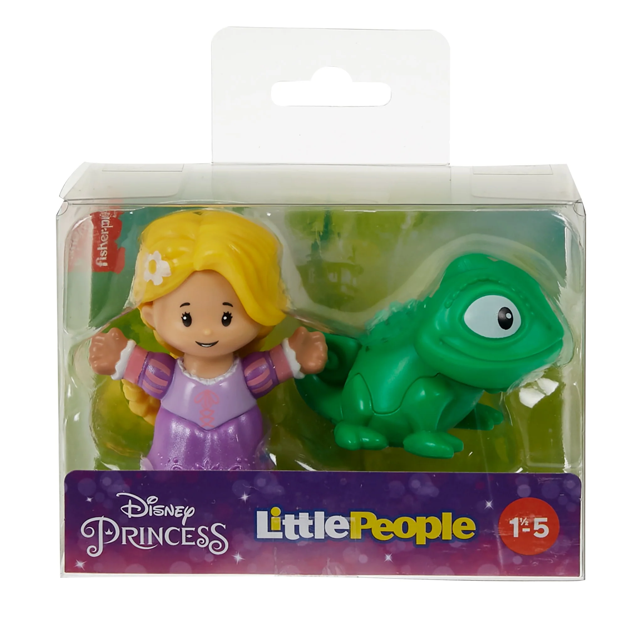 Disney Princess Rapunzel & Pascal Little People Toddler Figure Set, 2 Pieces - Image 6
