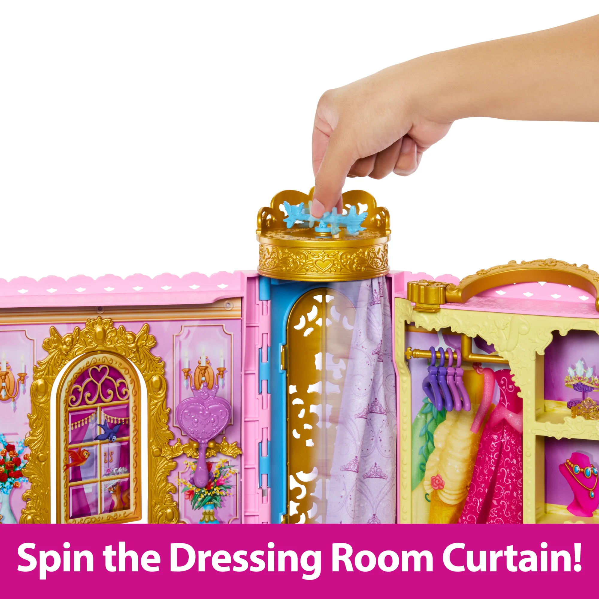 Disney Princess Ready For The Ball Closet With Fashions, Accessories, & Storage, Opens 2 Feet Wide - Image 3