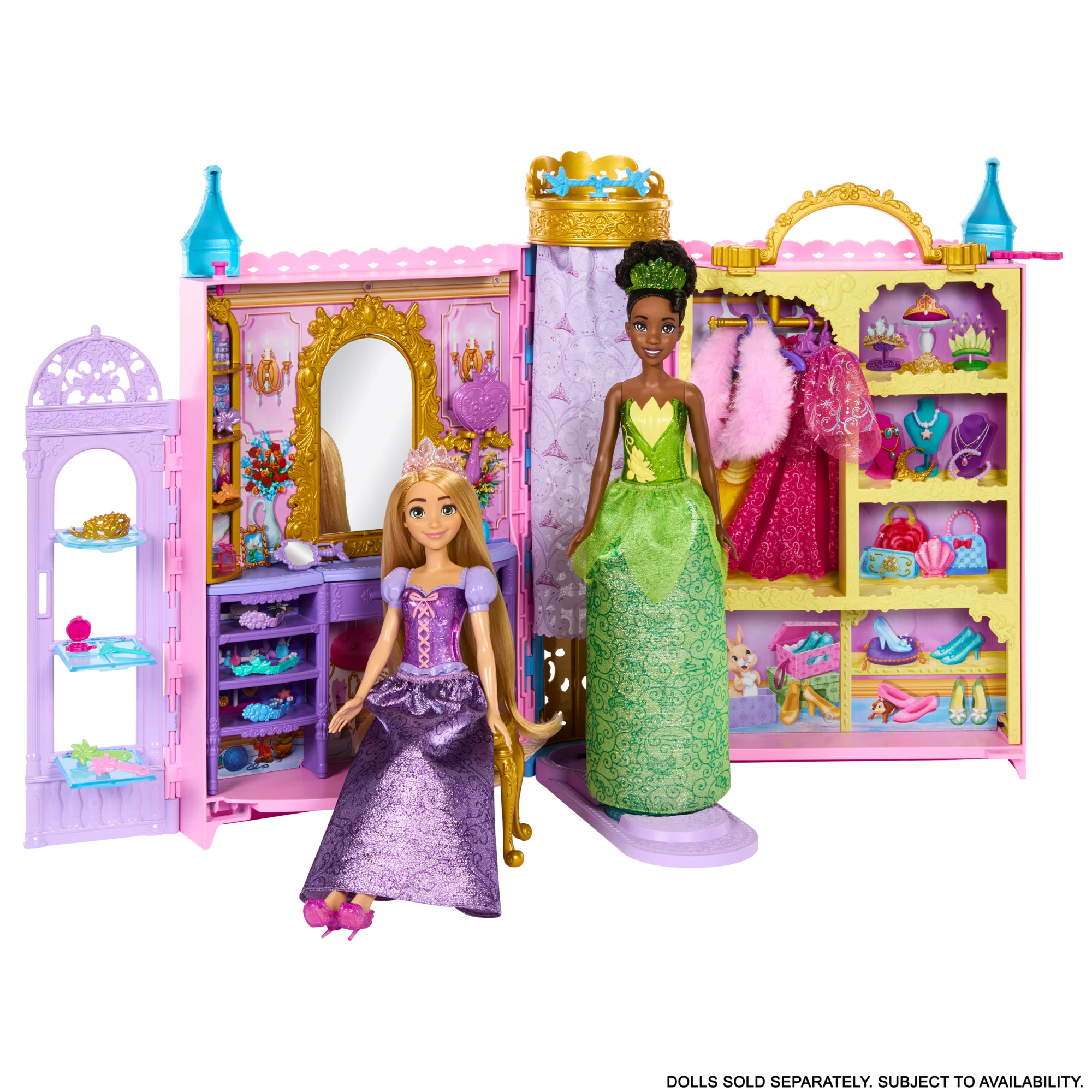 Disney Princess Ready For The Ball Closet With Fashions, Accessories, & Storage, Opens 2 Feet Wide - Image 5