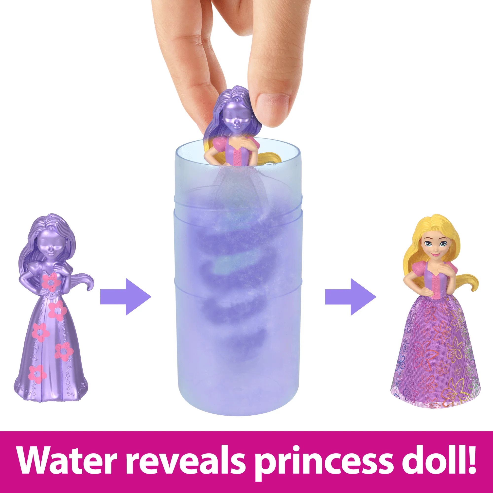 Disney Princess Royal Color Reveal Surprise Small Doll With Garden Party Accessories (Dolls May Vary) - Image 4