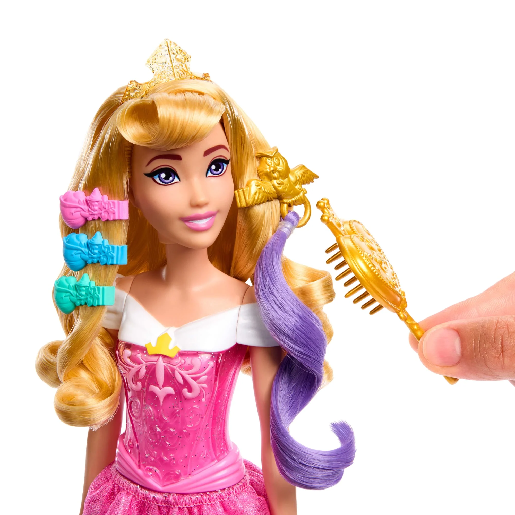 Disney Princess Enchanted Stories Aurora Styling Set W/ Vanity & 9 Accessories, Inspired By Movie - Image 3
