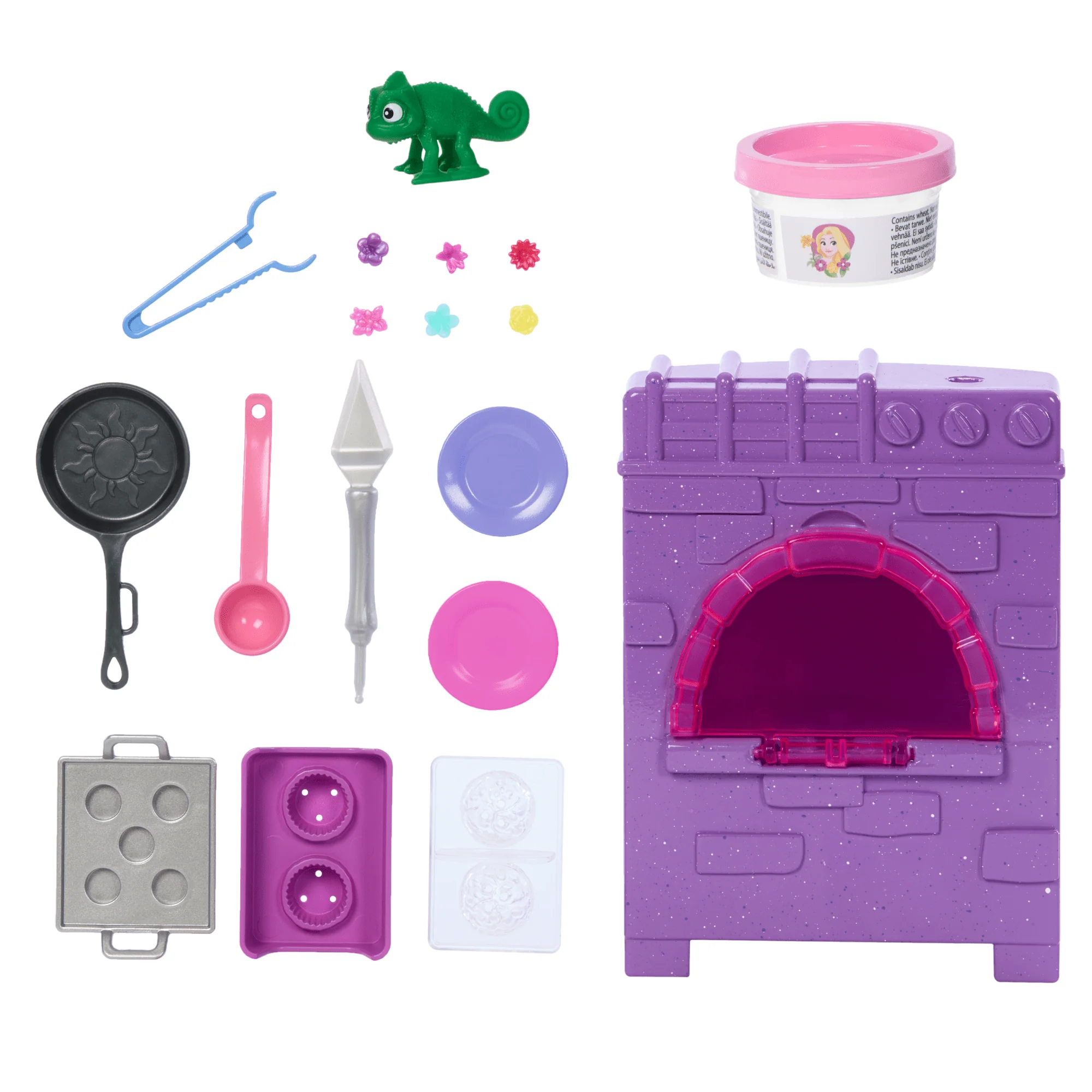 Disney Princess Enchanted Stories Rapunzel Baking Set W/ Dough & 15 Accessories, Inspired By Movie - Image 5