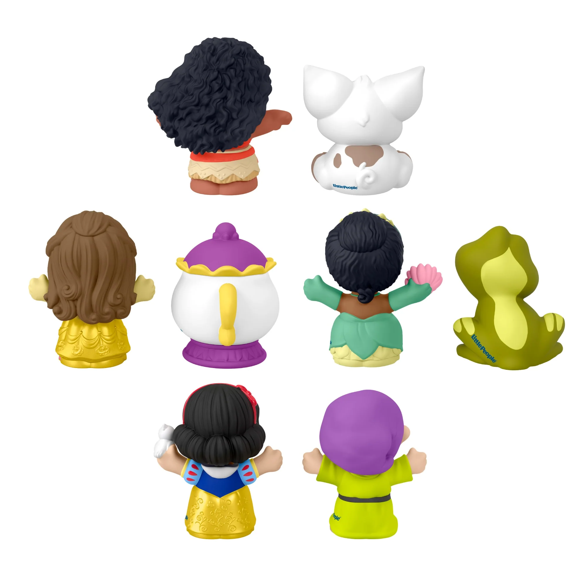 Fisher-Price Little People Disney Princess Story Duos Figure Pack, Toddler Toys, 8 Pieces - Image 4