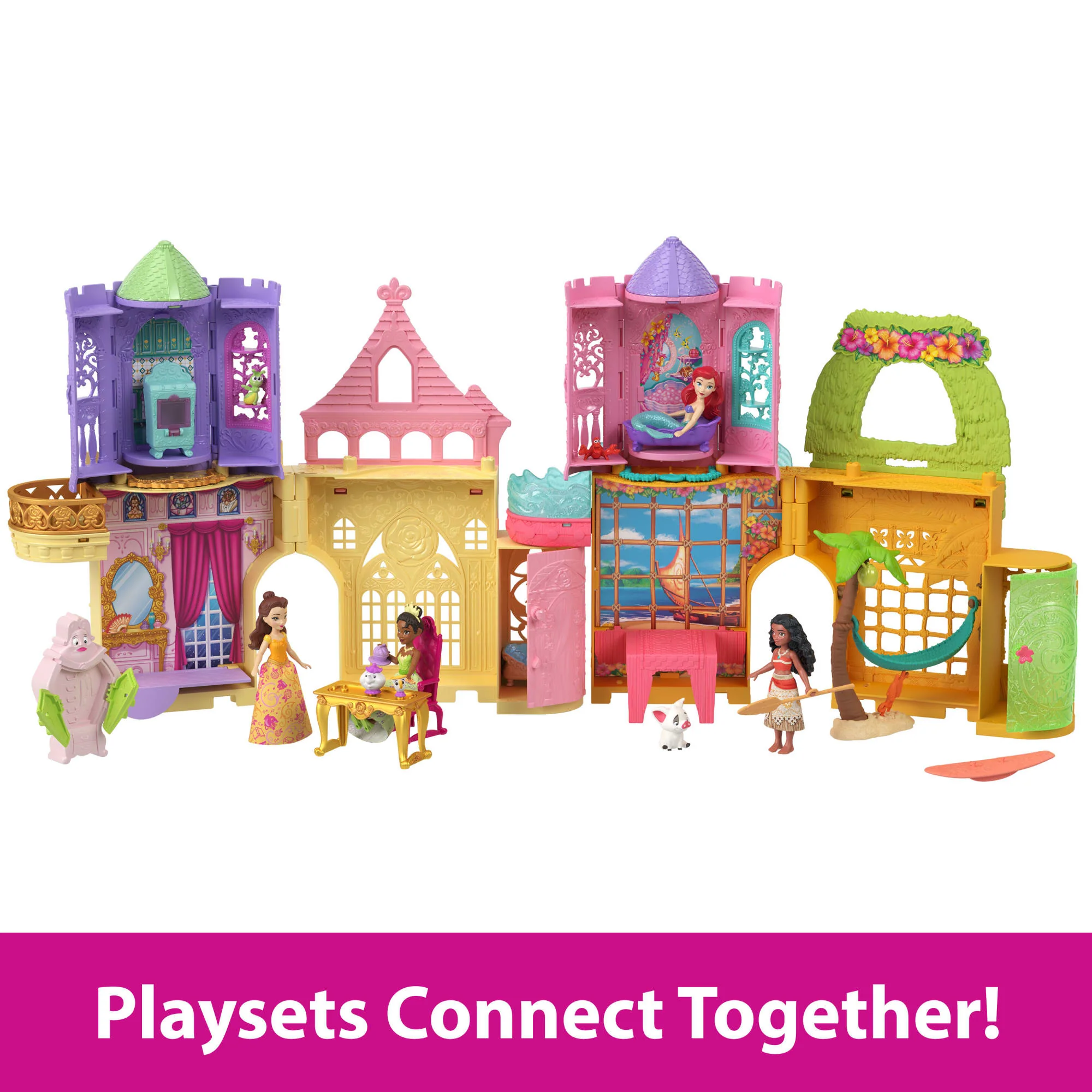 Disney Princess Toys, Belle's Stacking Castle, Gifts For Kids - Image 5