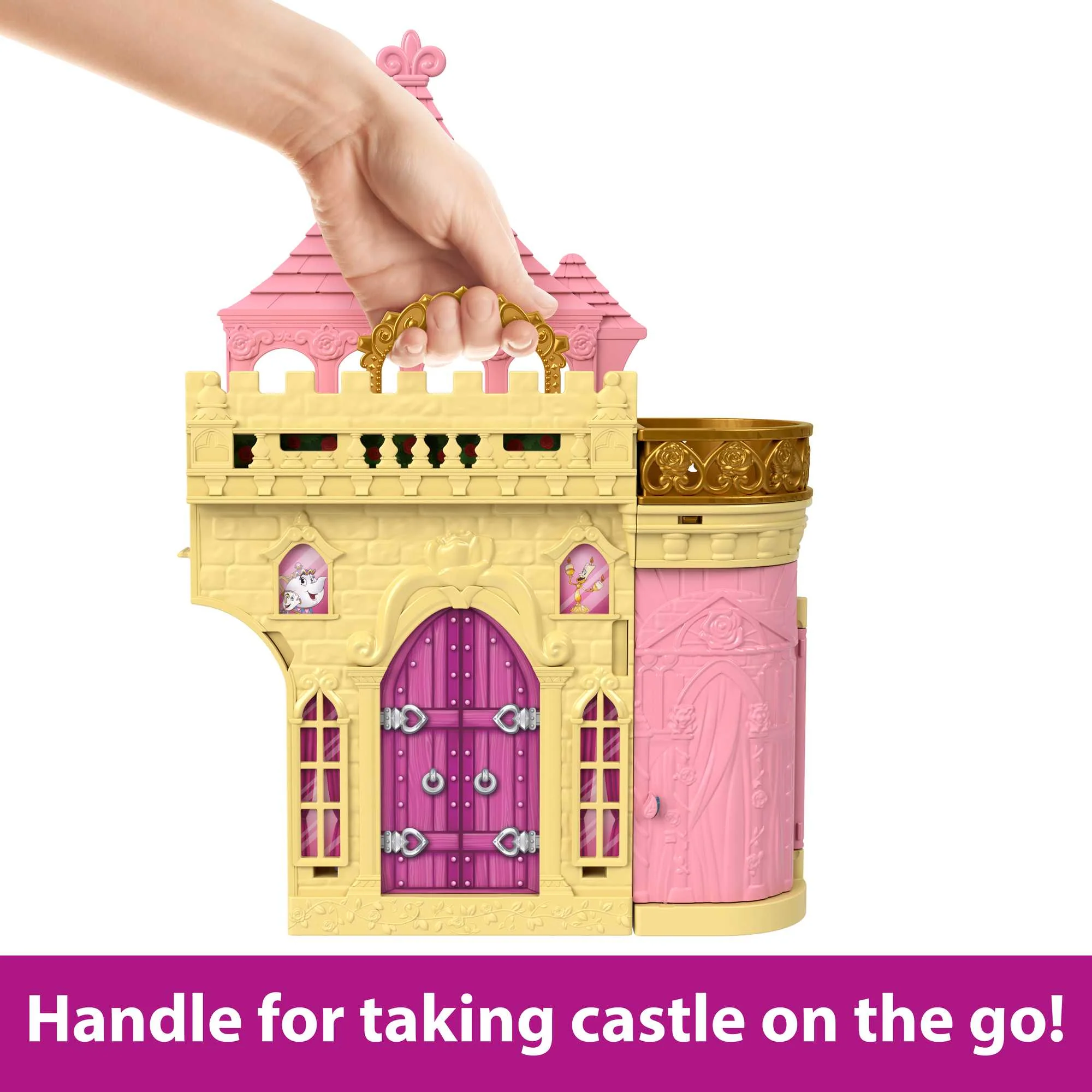 Disney Princess Toys, Belle's Stacking Castle, Gifts For Kids - Image 3