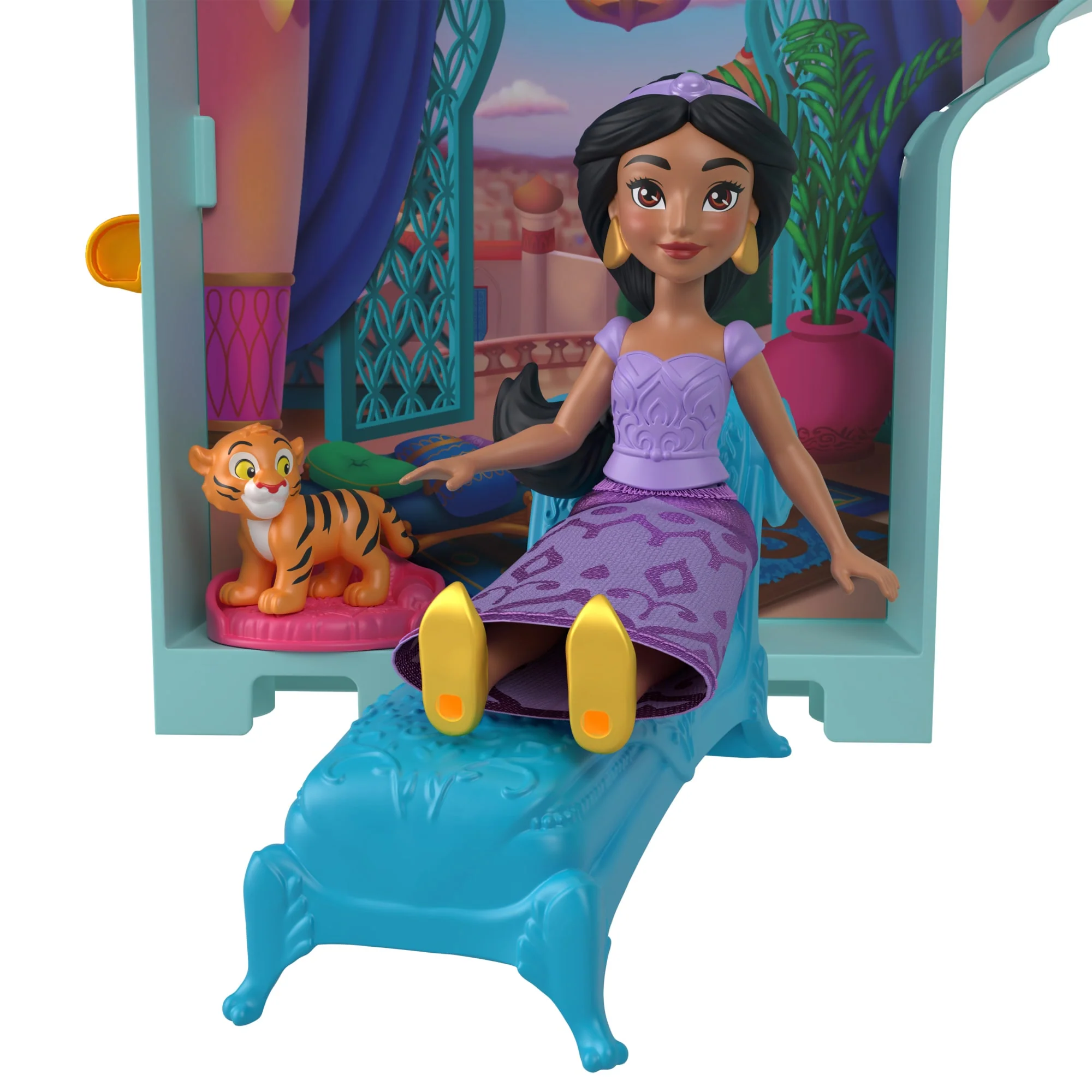 Disney Princess Jasmine Stacking Castle Doll House With Small Doll, inspired By Disney Movie Aladdin - Image 4