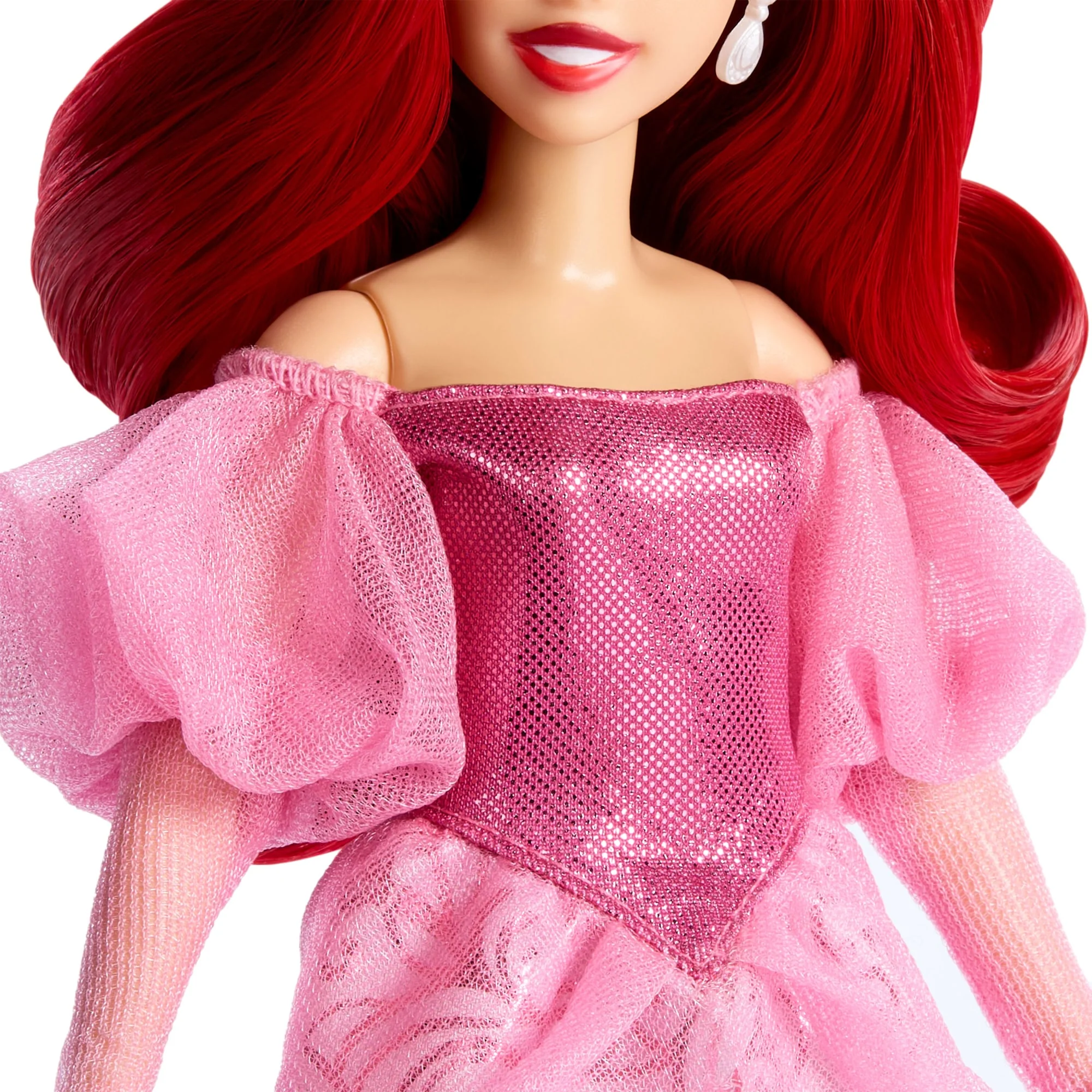 Disney Princess Enchanted Stories Ariel Fashion Doll With Sparkling Dress & Accessories, Posable - Image 4