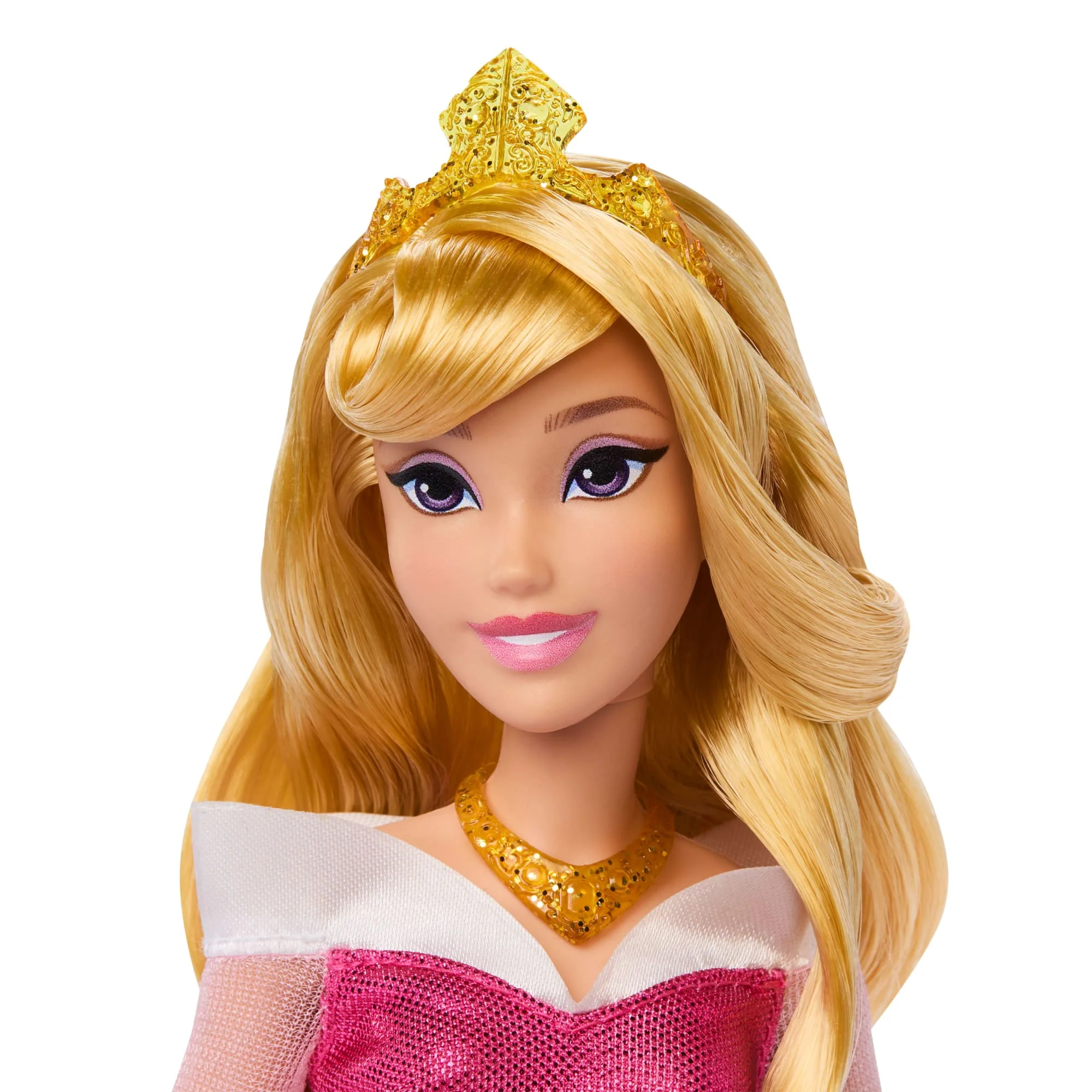 Disney Princess Enchanted Stories Aurora Fashion Doll With Sparkling Dress & Accessories, Posable - Image 3