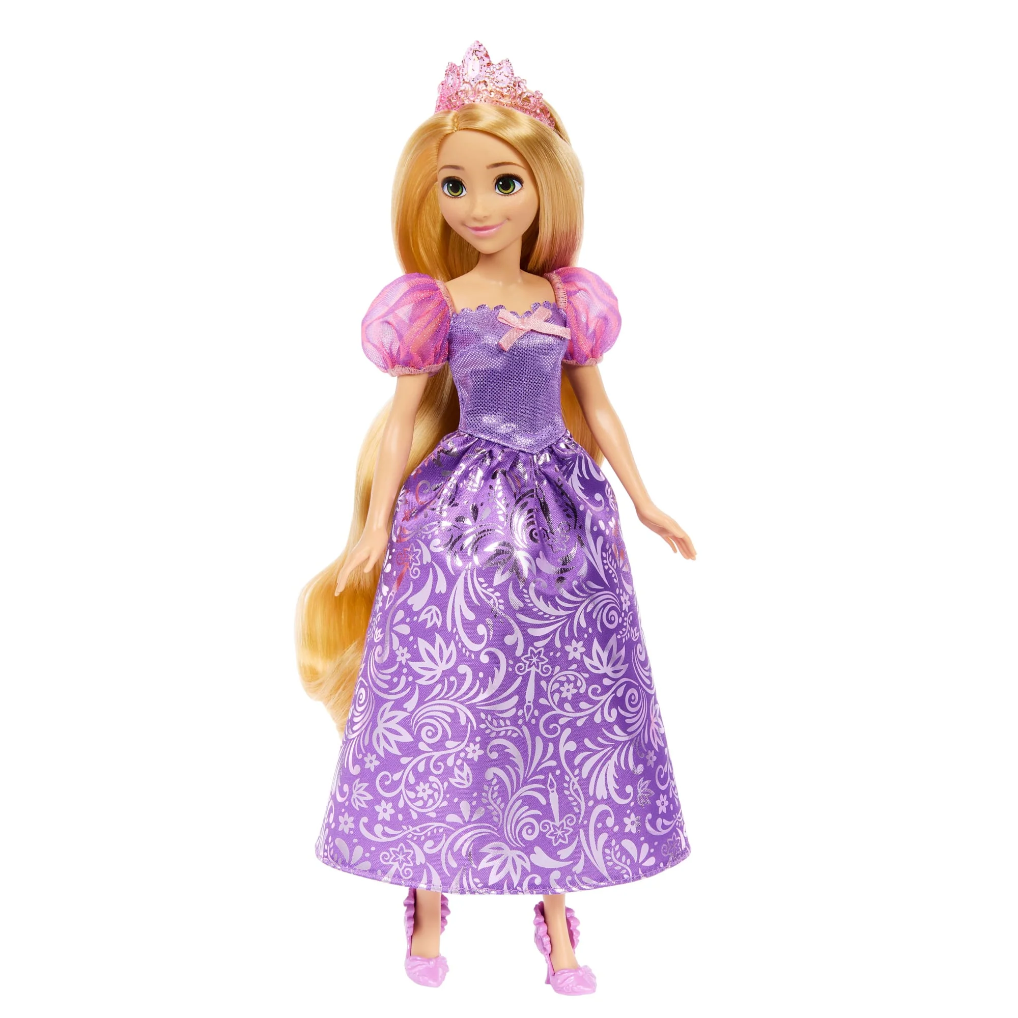 Disney Princess Enchanted Stories Rapunzel Fashion Doll With Sparkling Dress & Accessories, Posable - Image 5