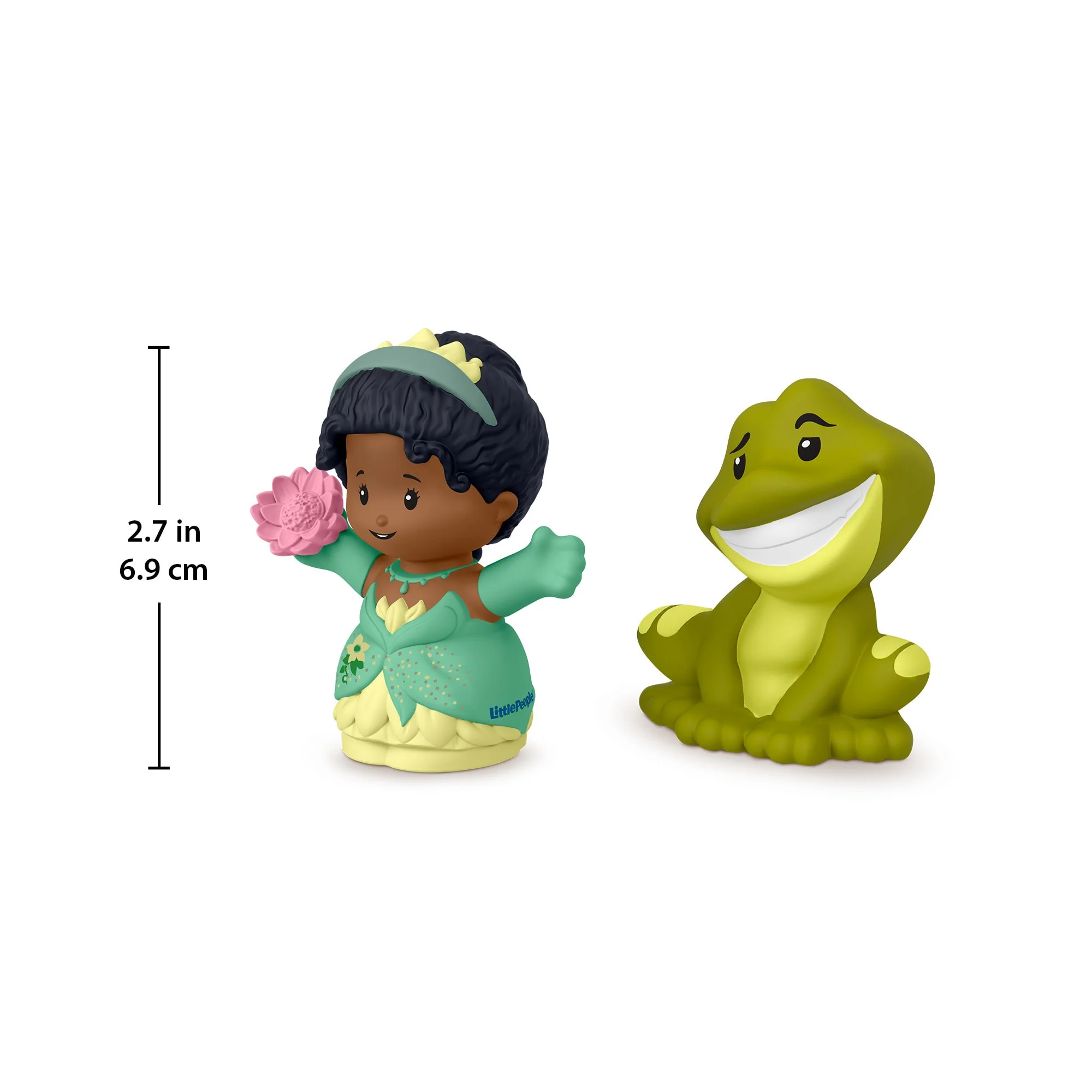 Disney Princess Tiana & Naveen Little People Toddler Figure Set, 2 Pieces - Image 4